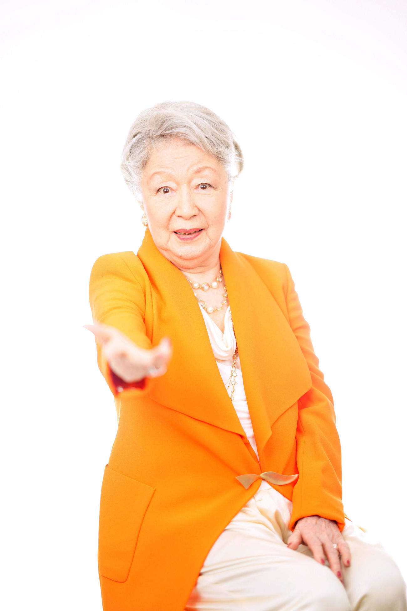 主演女優賞に輝いた草笛光子（撮影・横山健太）