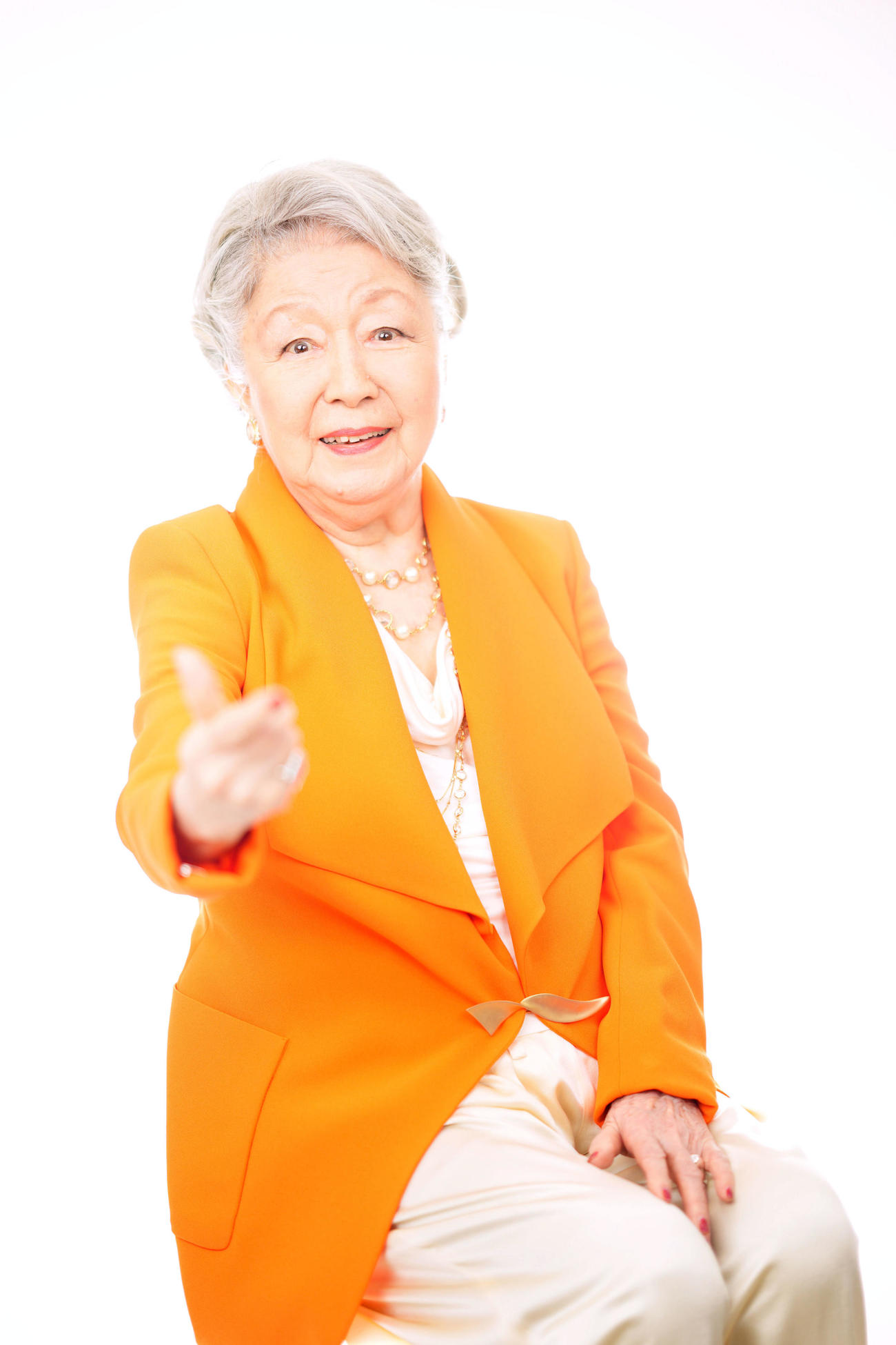 主演女優賞に輝いた草笛光子（撮影・横山健太）