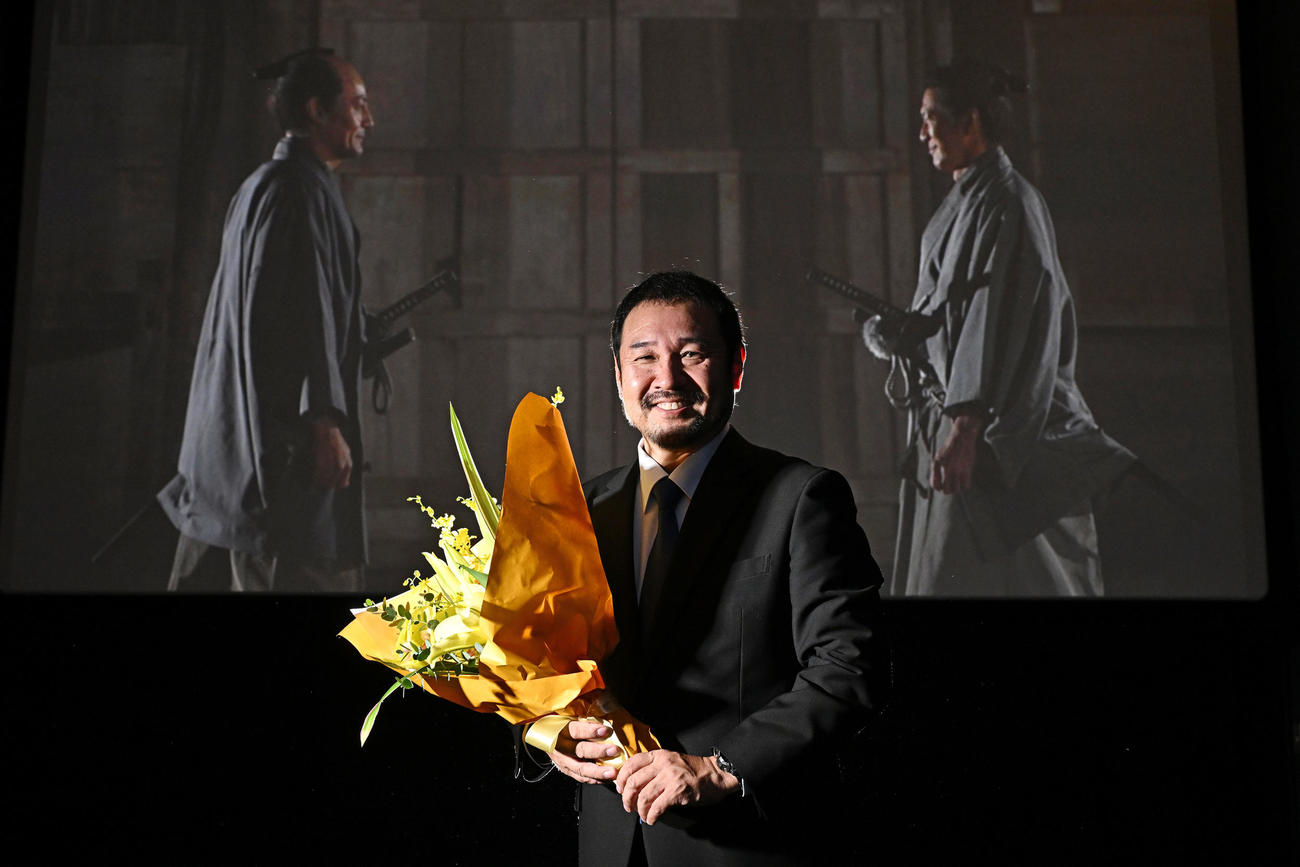 映画「侍タイムスリッパー」で作品賞と監督賞を受賞した安田淳一監督（撮影・滝沢徹郎）