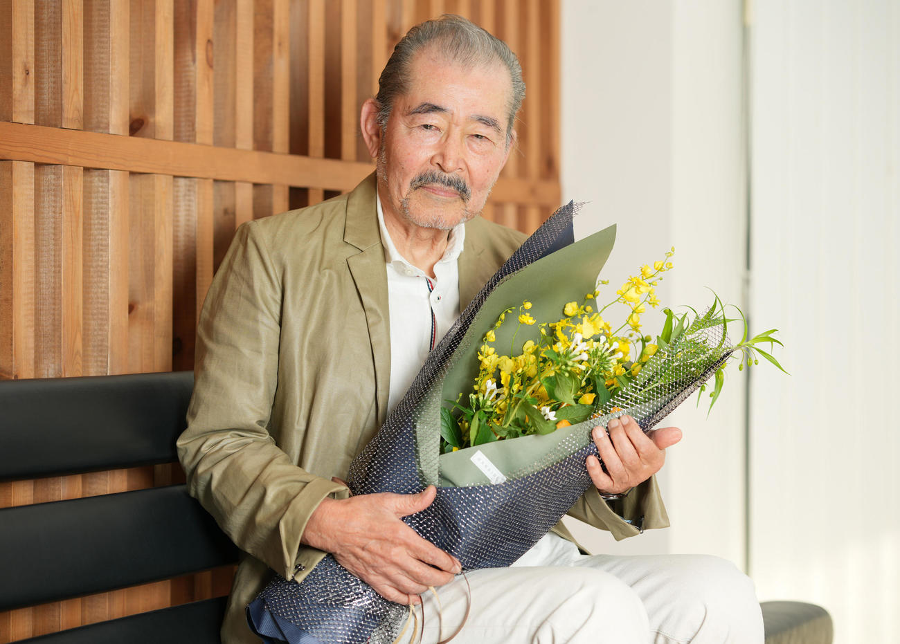 助演男優賞を受賞した藤竜也（撮影・鈴木みどり）