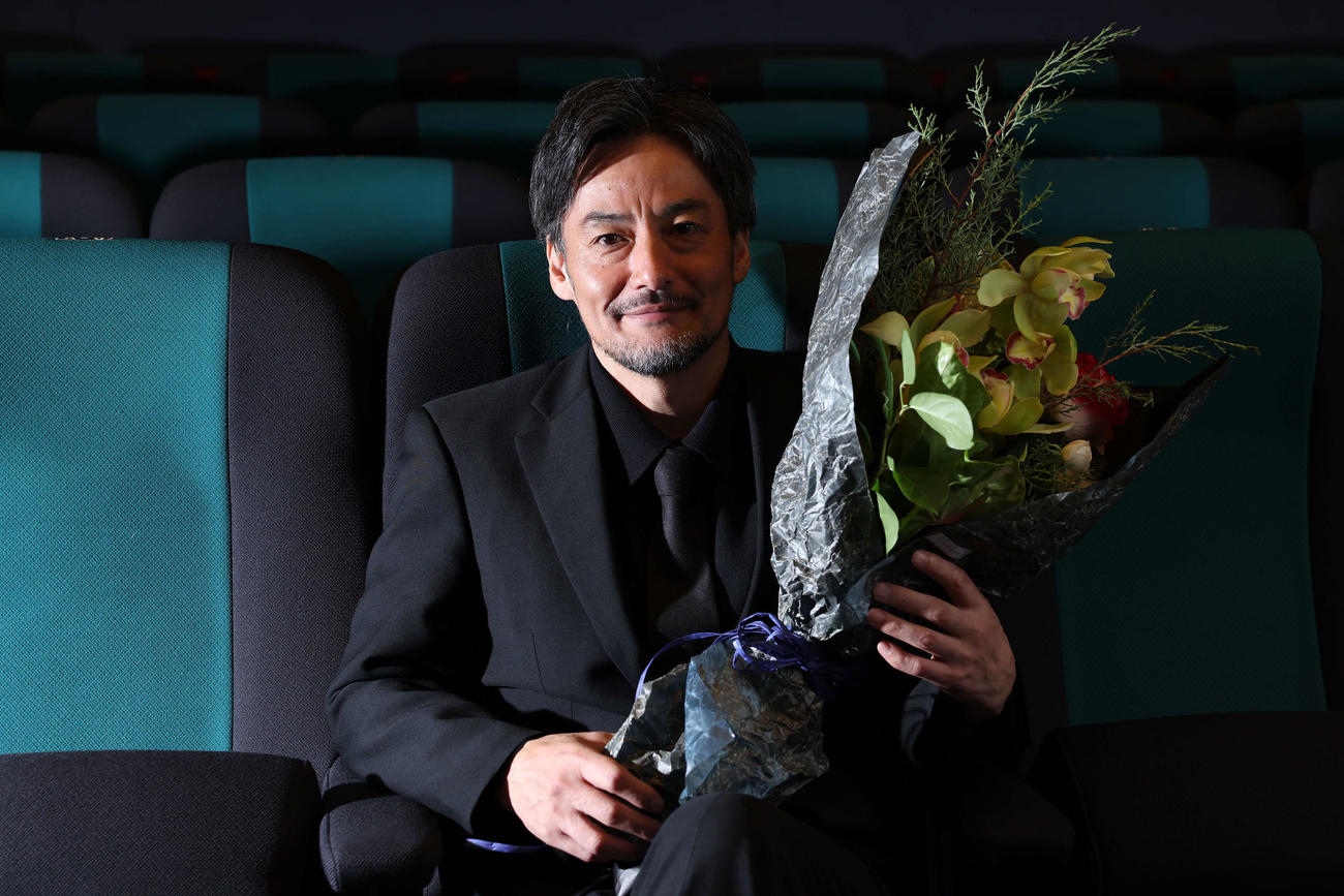 日刊スポーツ映画大賞で主演男優賞を受賞した山口馬木也（撮影・宮地輝）