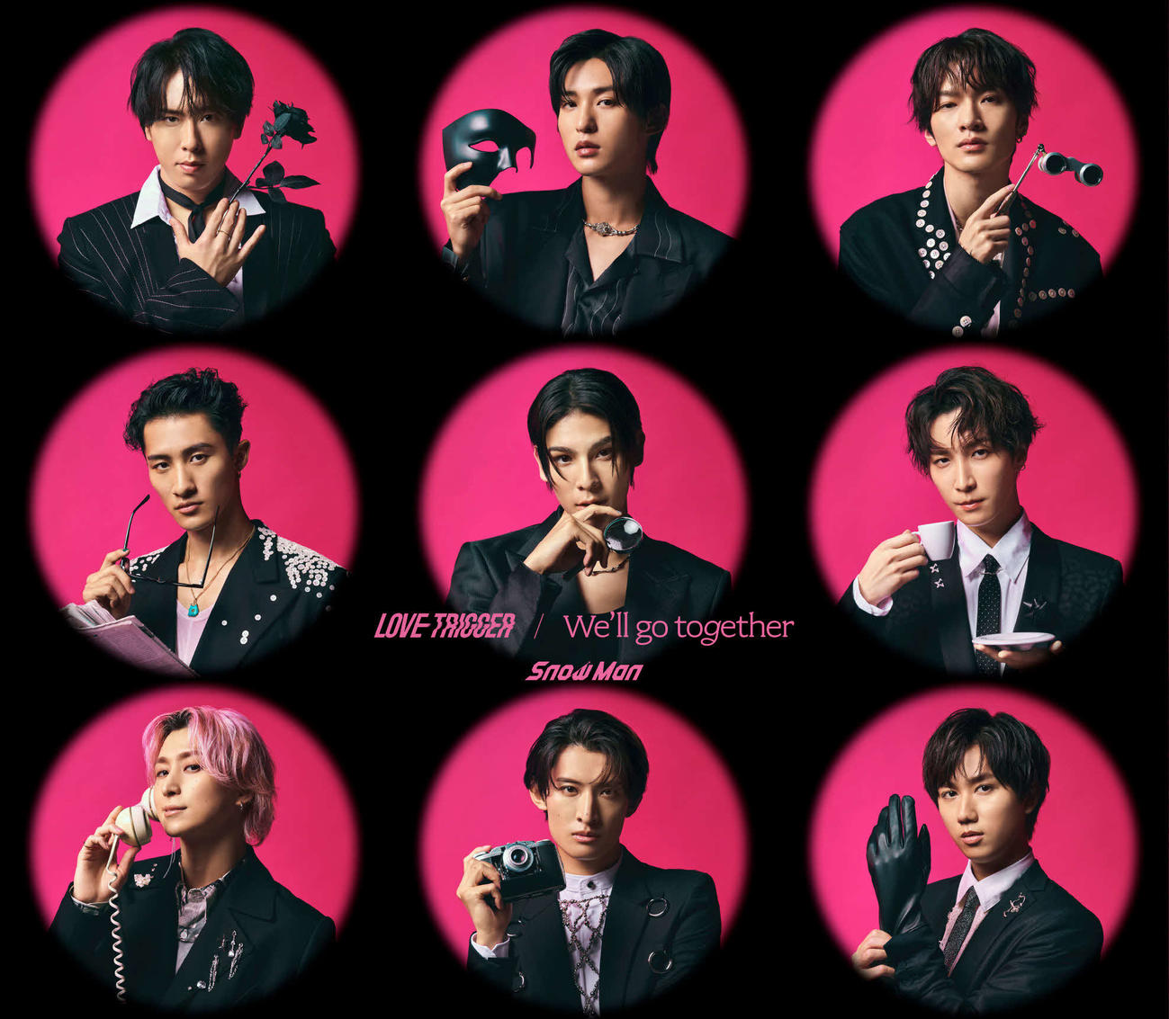 Snow Man「LOVE TRIGGER / We'll go together」ジャケット写真