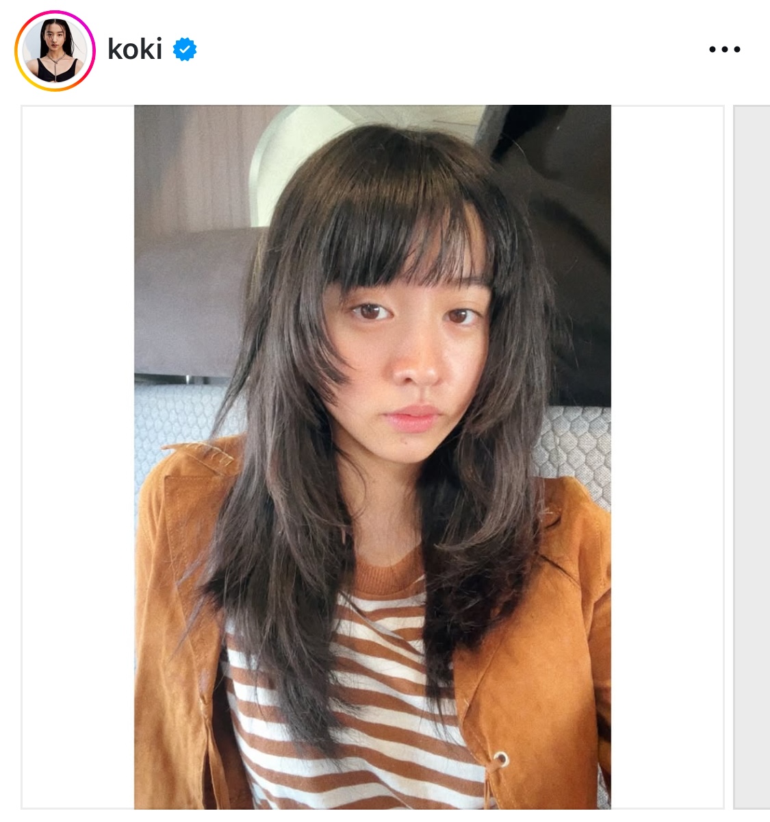 Koki,のインスタグラムから