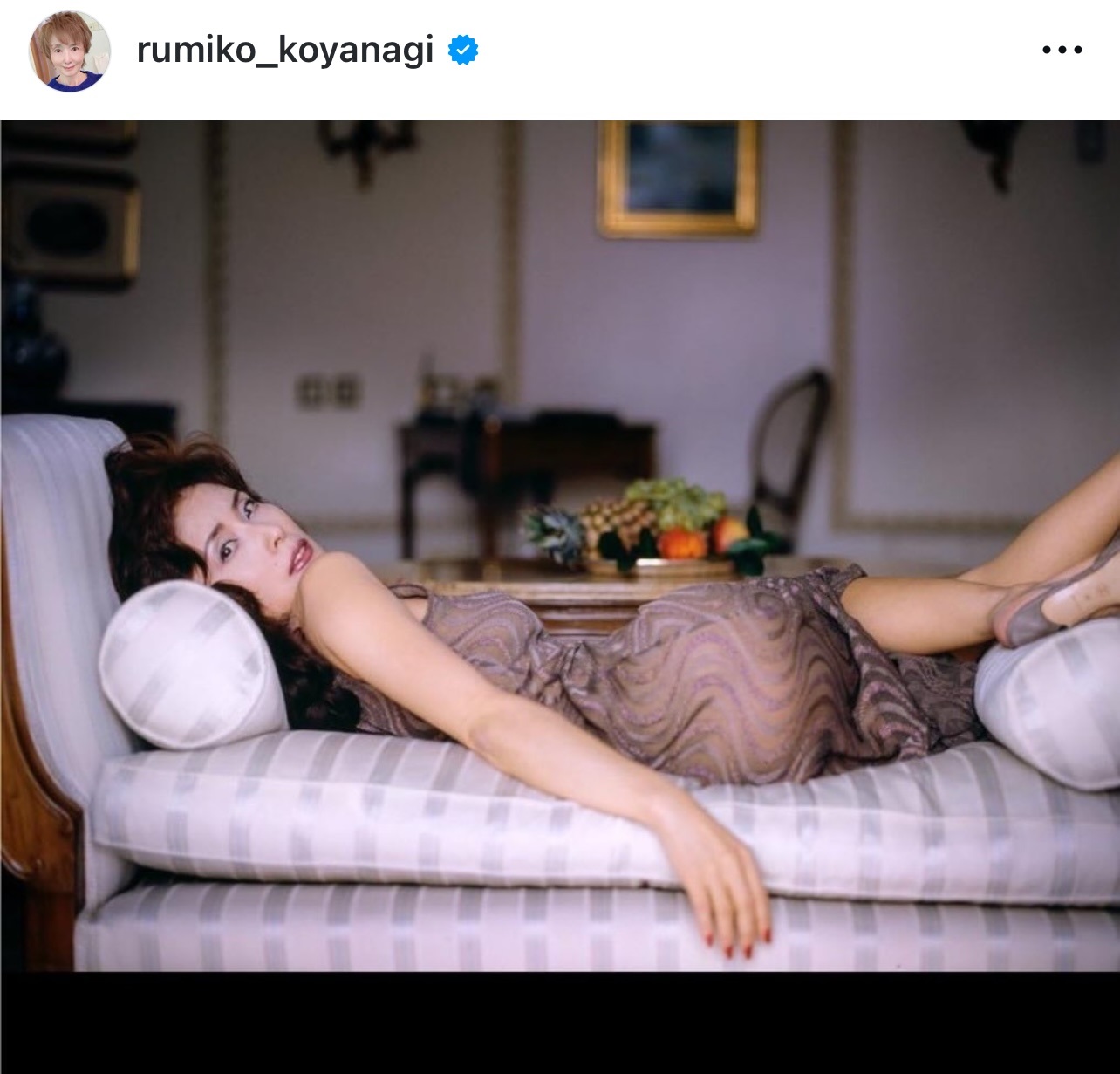 小柳ルミ子のインスタグラムから