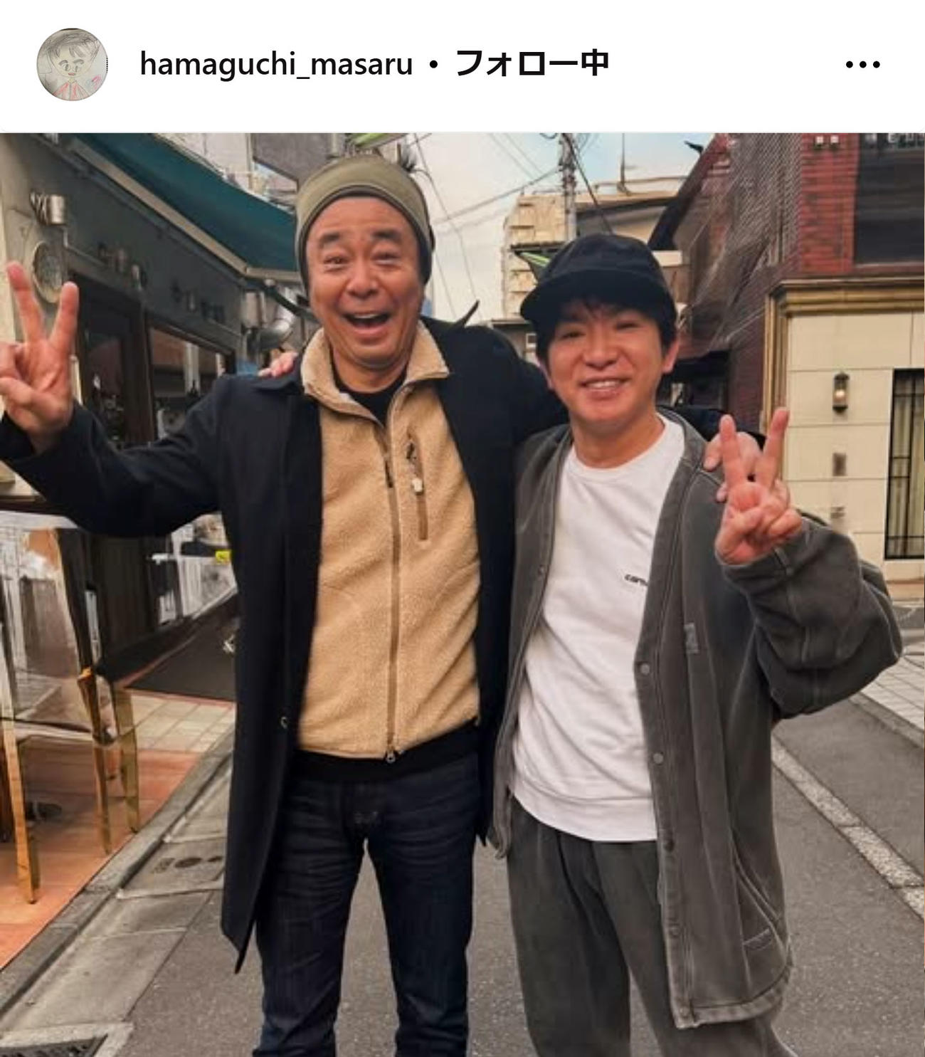濱口優のインスタグラムから