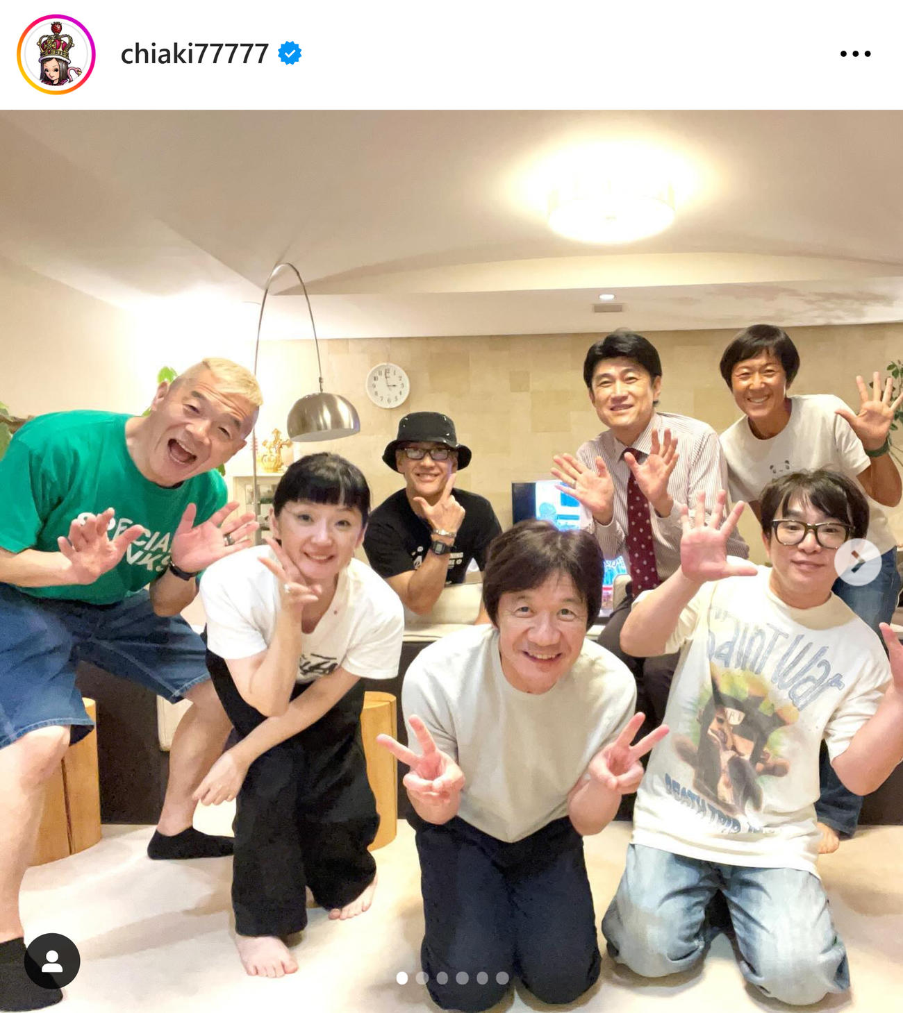 千秋のインスタグラムから