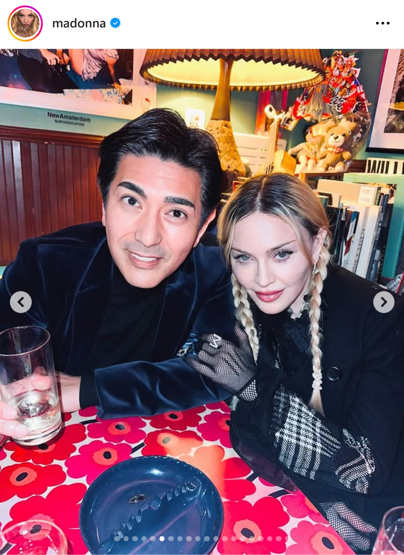 マドンナのインスタグラムから