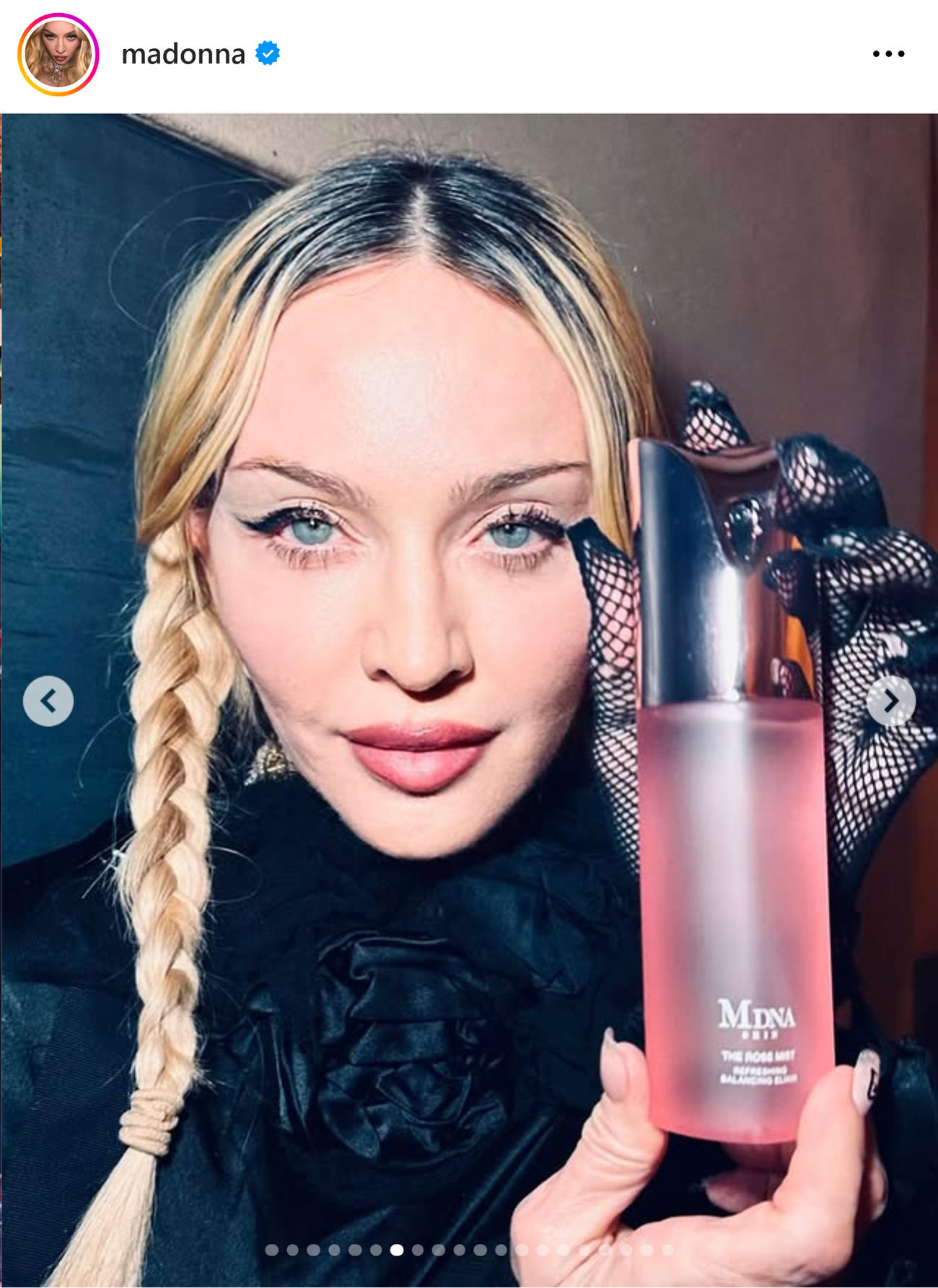 マドンナのインスタグラムから