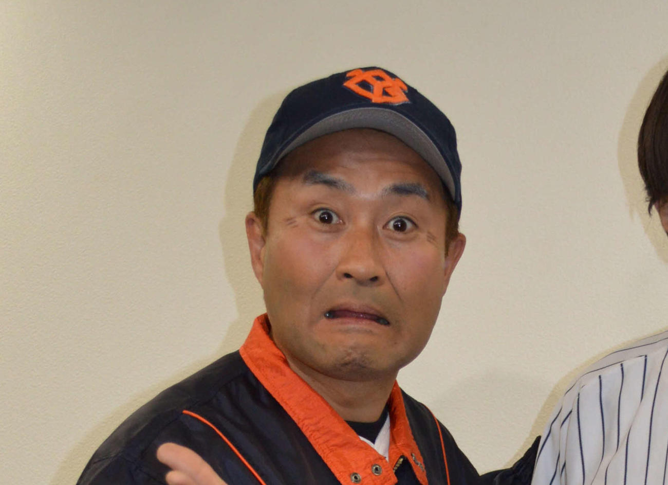 巨人長嶋茂雄終身名誉監督のモノマネの神奈月（2013年4月撮影）