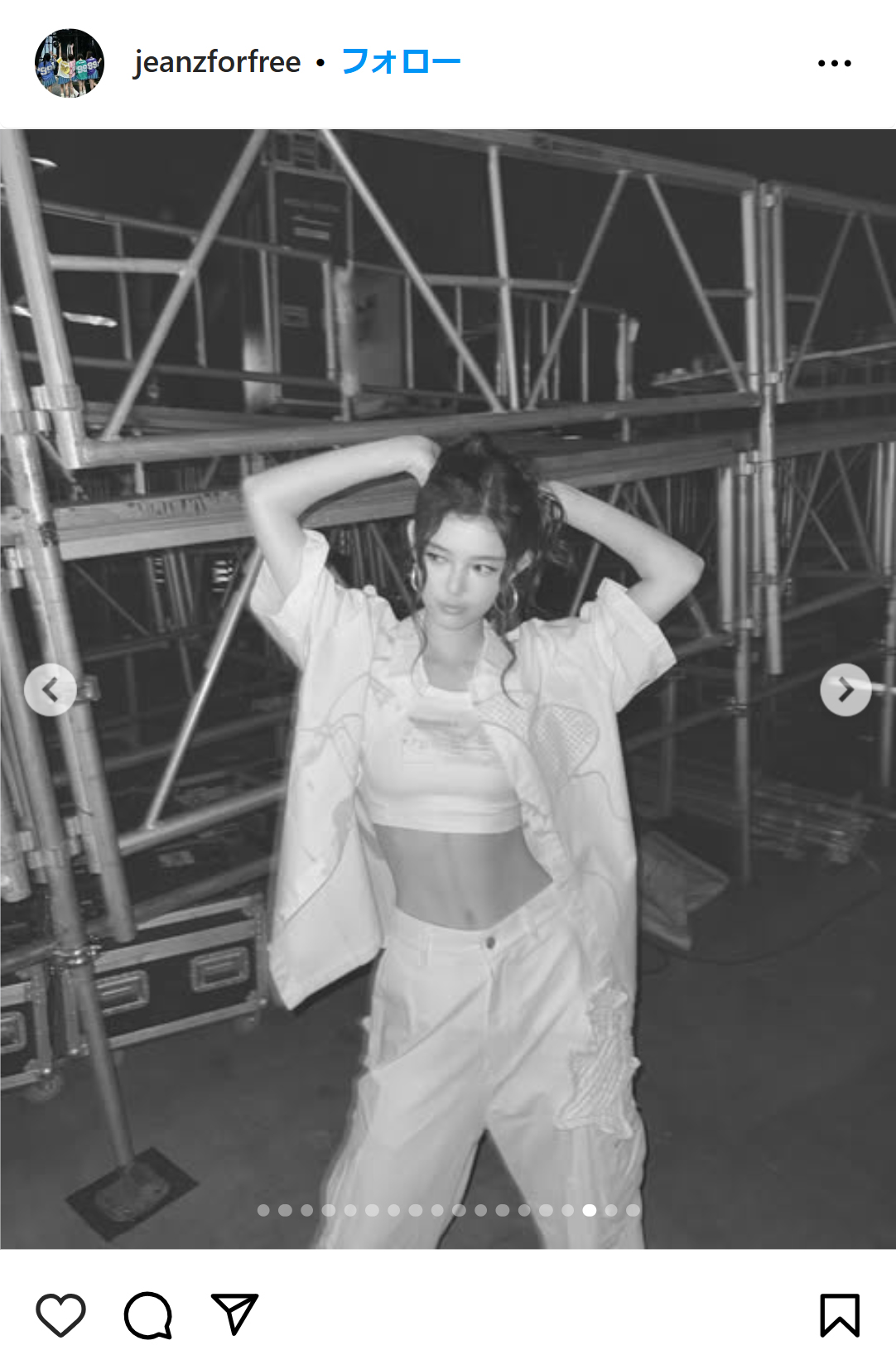 jeanzforfreeのインスタグラムから