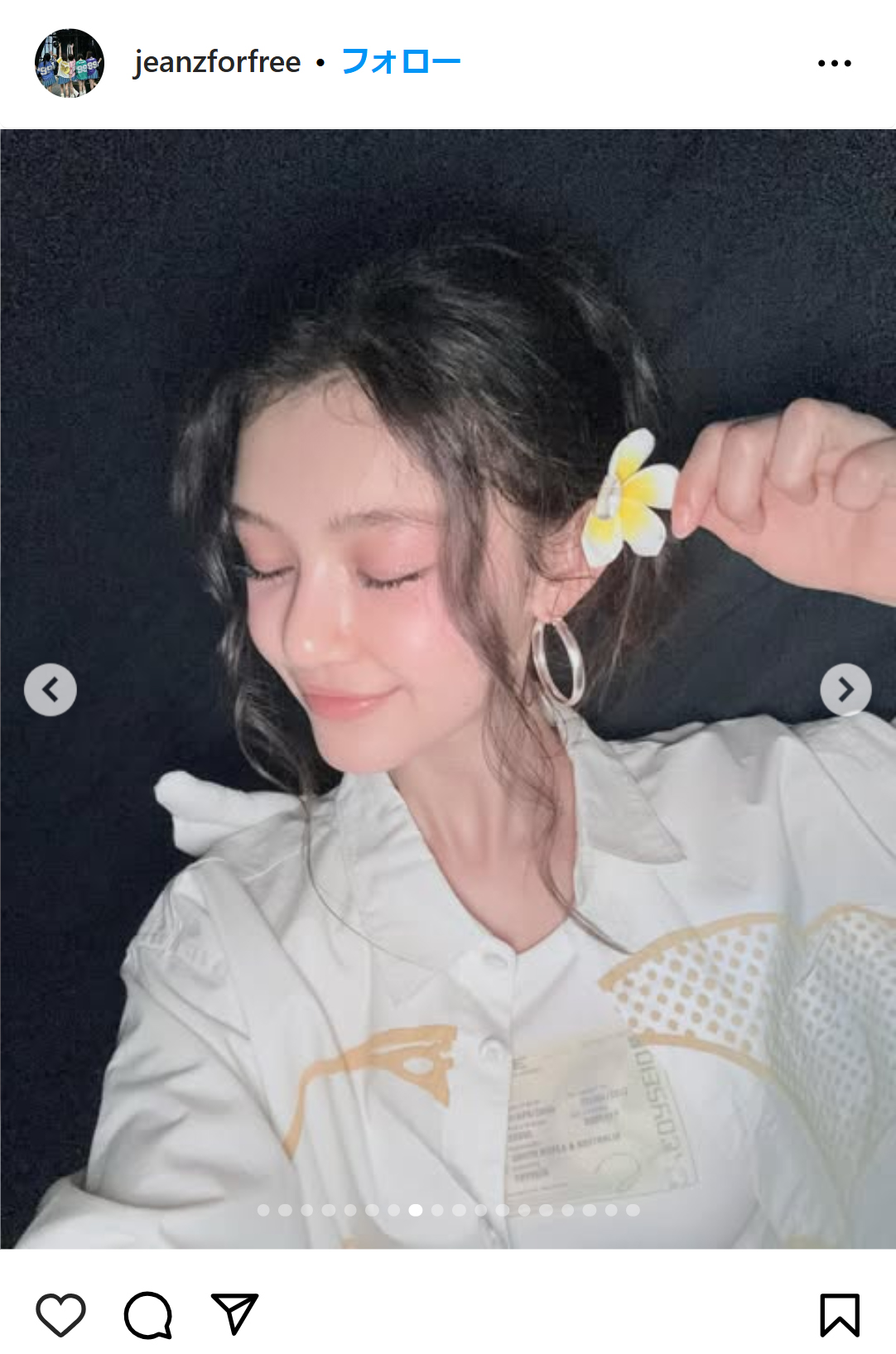 jeanzforfreeのインスタグラムから