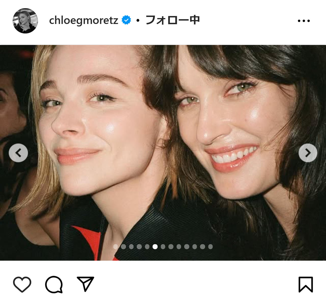 クロエ・モレッツのインスタグラムから