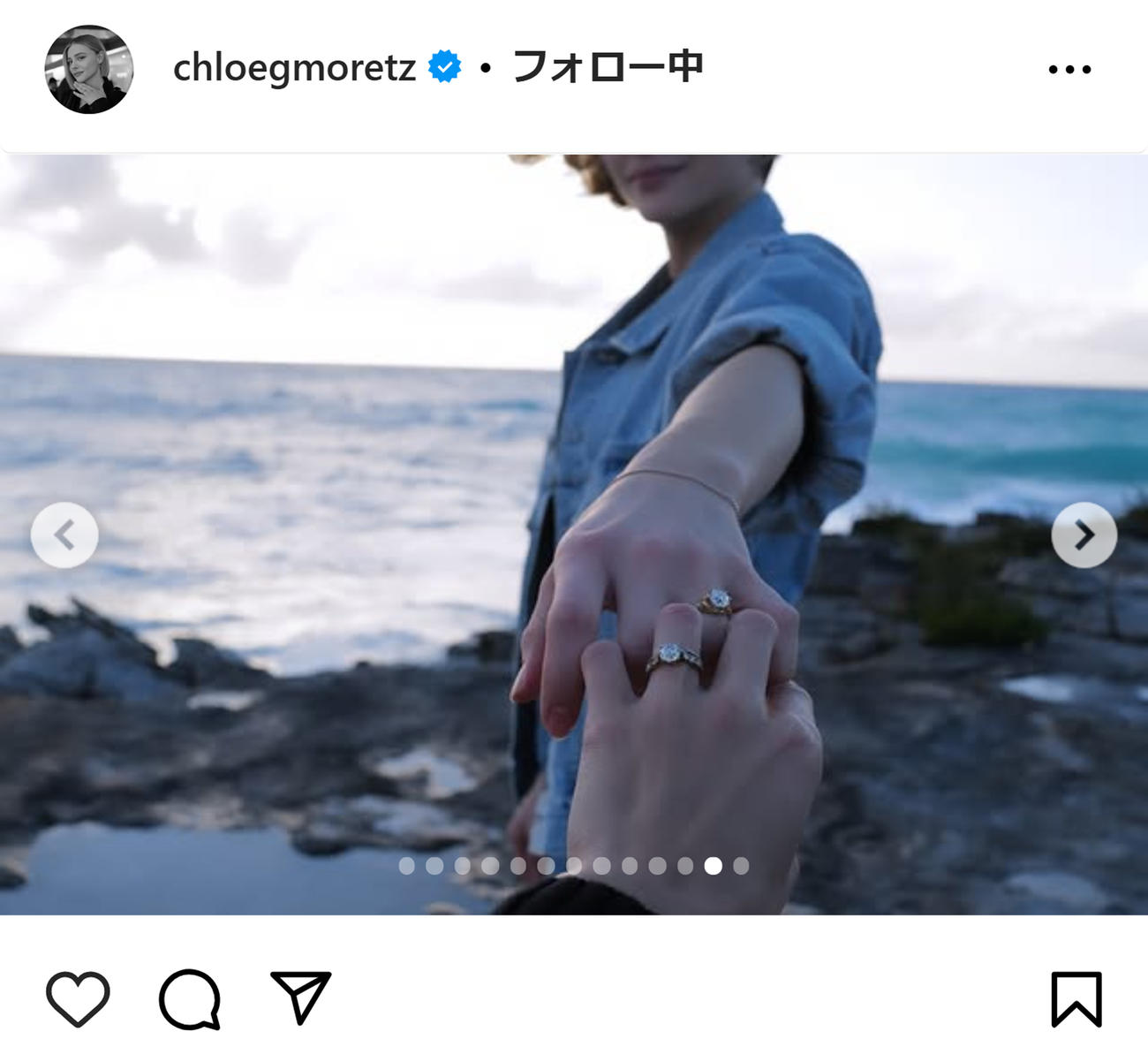 クロエ・モレッツのインスタグラムから