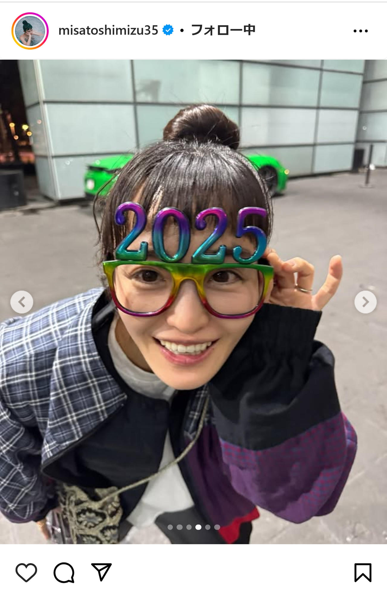 清水みさとのインスタグラムから