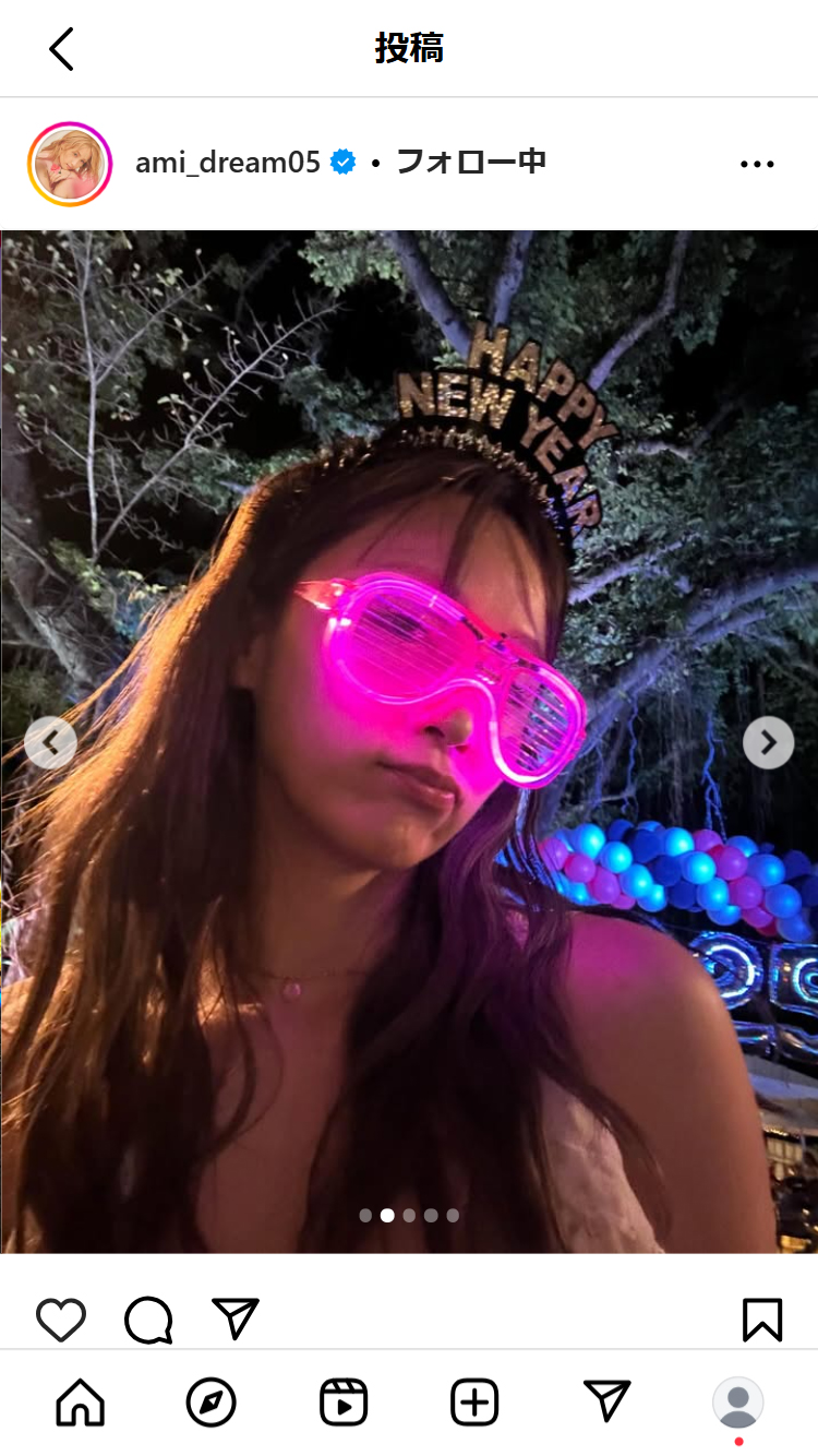 Dream Amiのインスタグラムから