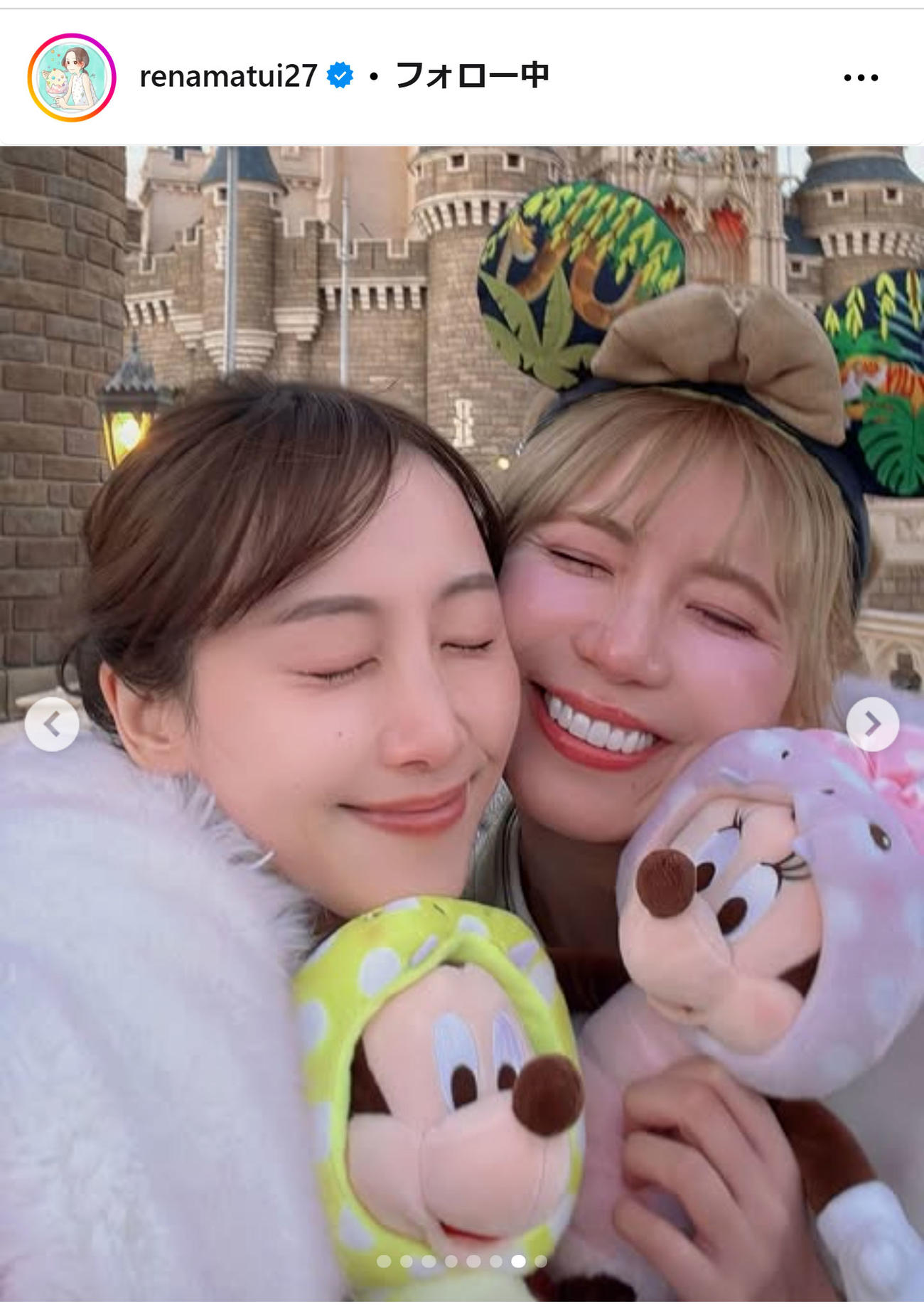 松井玲奈のインスタグラムから