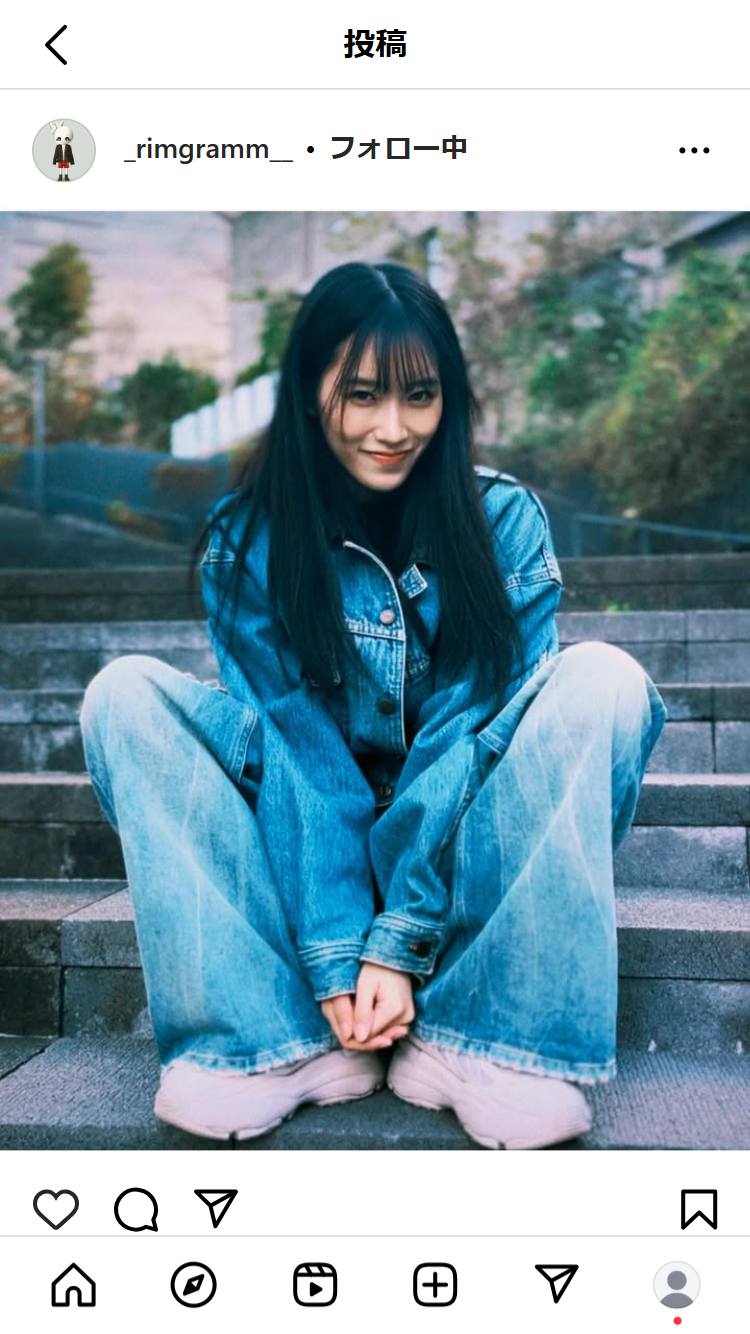 片岡凜のインスタグラムから