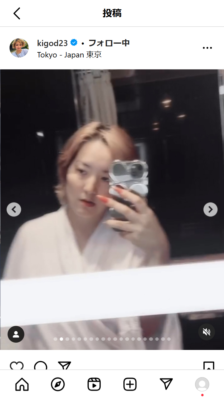 希良梨のインスタグラムから