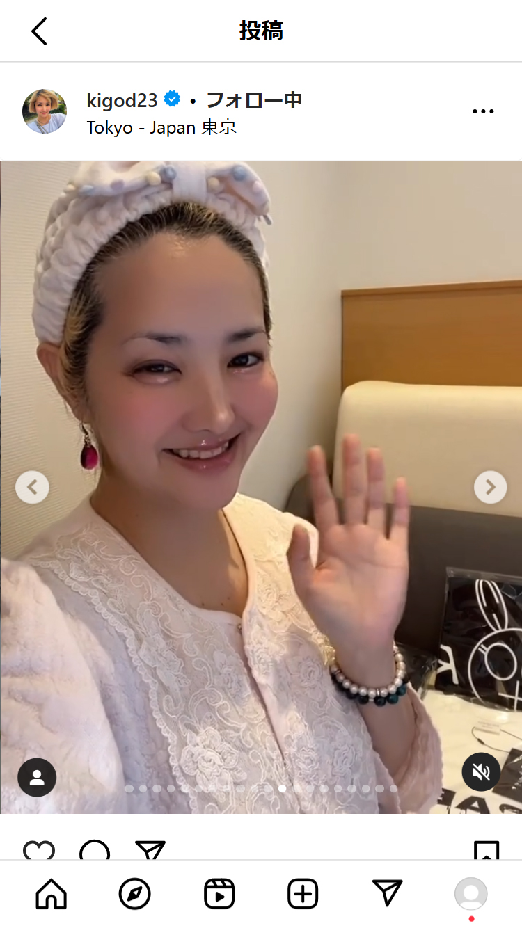 希良梨のインスタグラムから