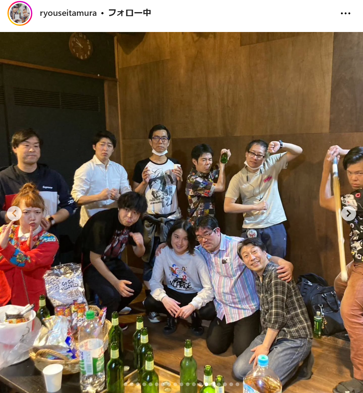 たむらりょうせいのインスタグラムから