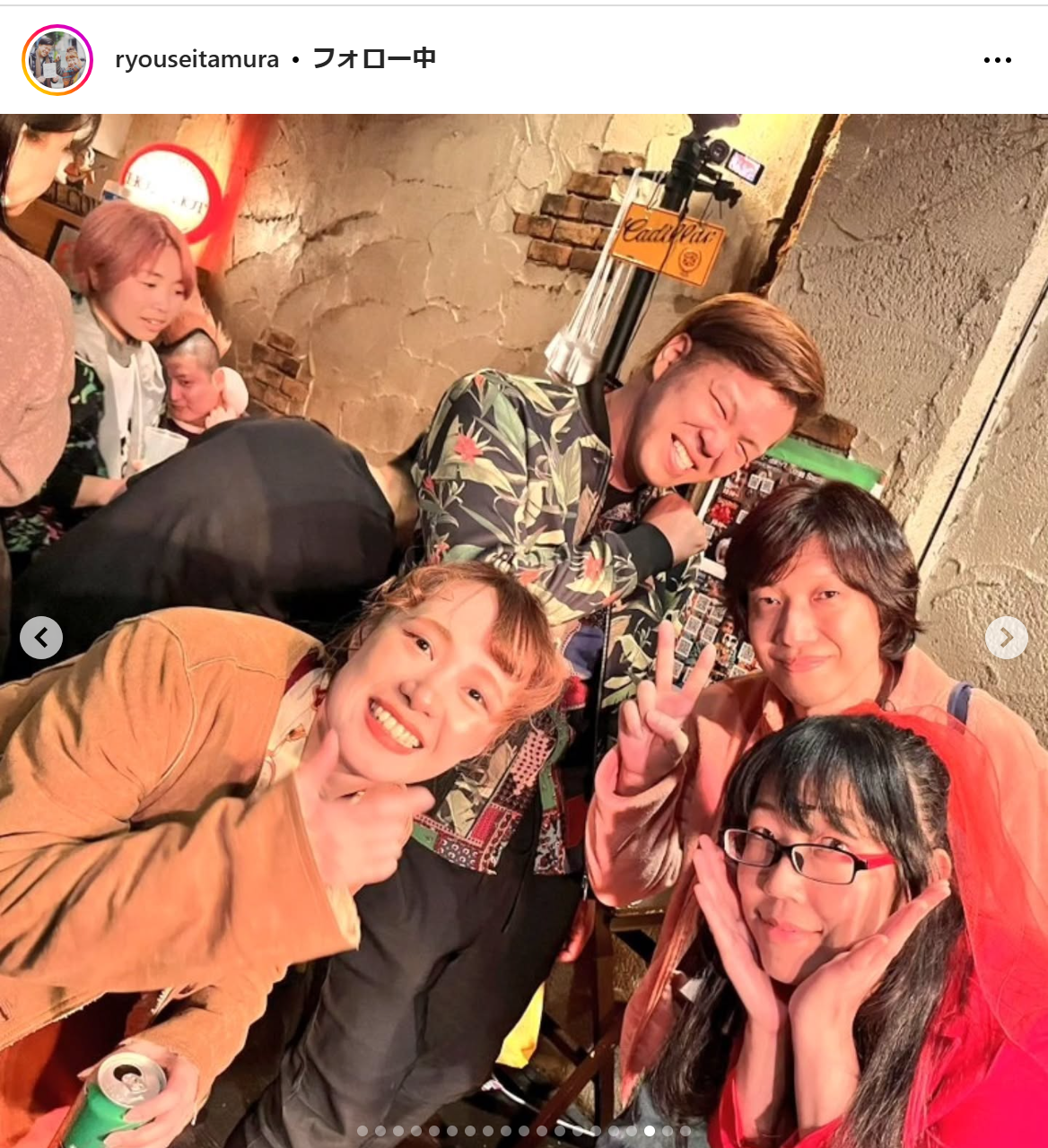 たむらりょうせいのインスタグラムから