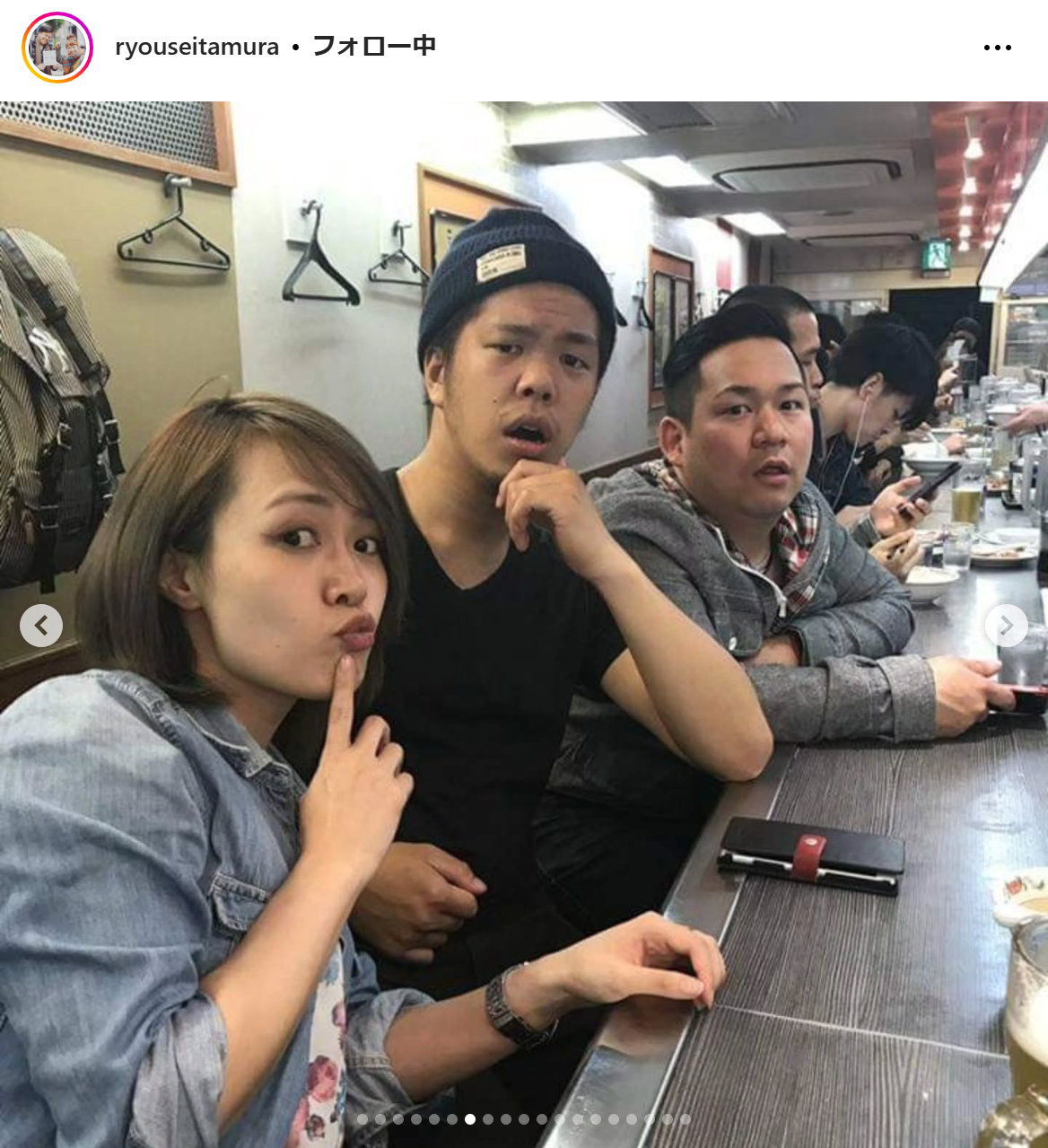 たむらりょうせいのインスタグラムから