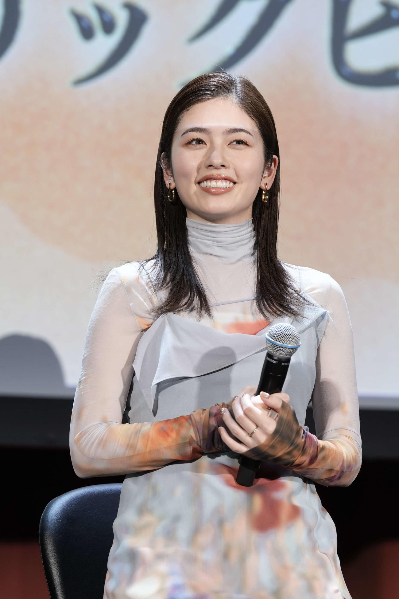 「べらぼう」初回放送パブリックビューイングin台東に出席した小芝風花