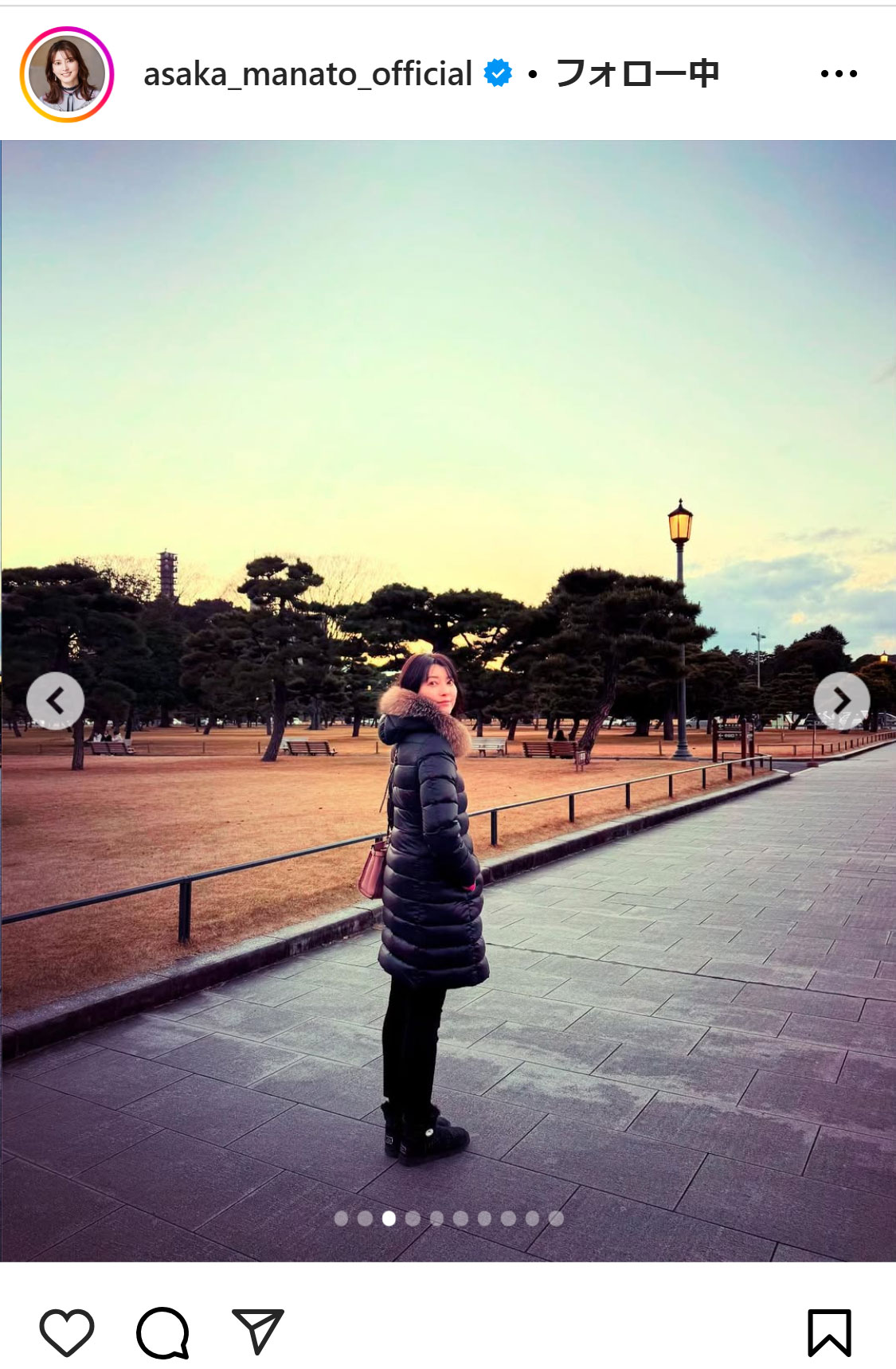 朝夏まなとのインスタグラムから