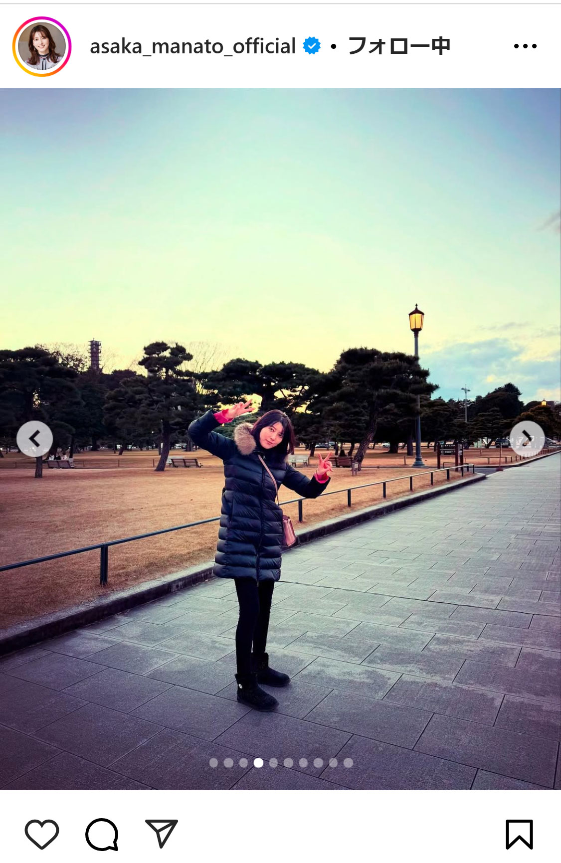 朝夏まなとのインスタグラムから