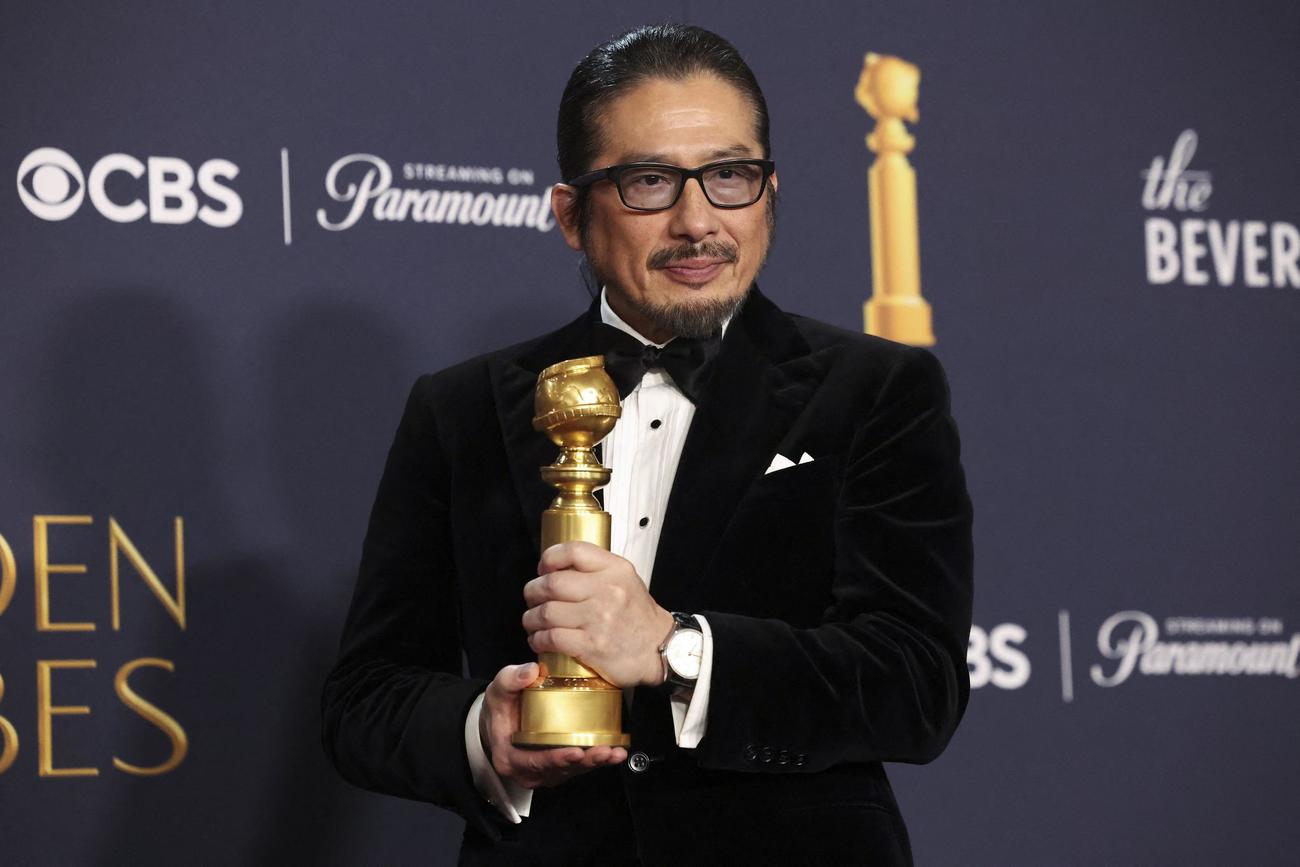 ゴールデン・グローブ賞　主演男優賞に輝いた真田広之（ロイター）