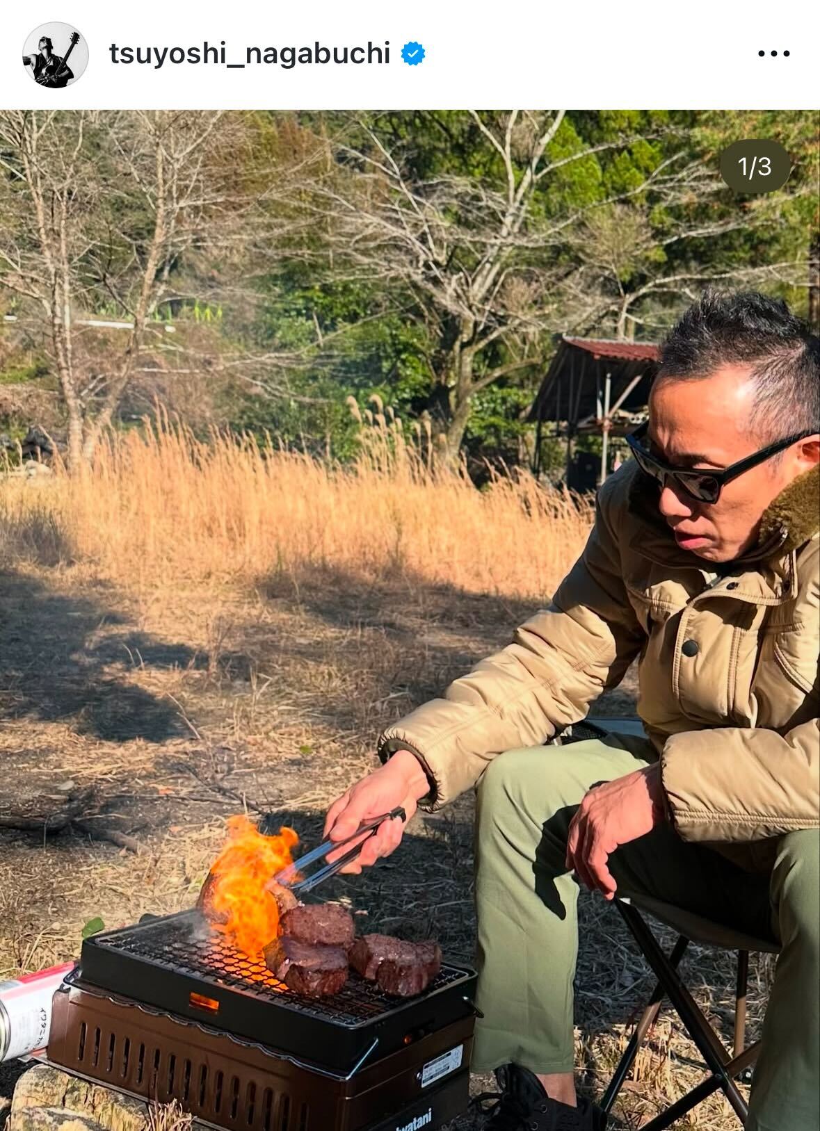 長渕剛のインスタグラムから