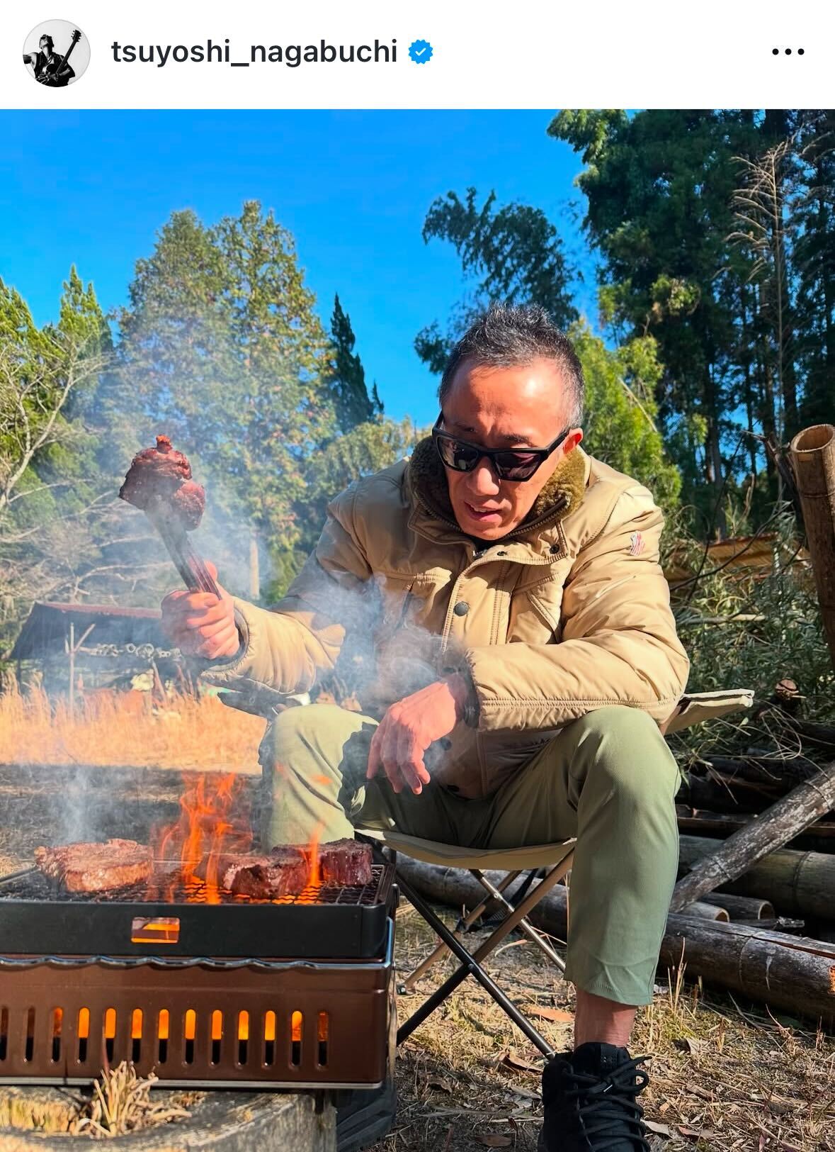 長渕剛のインスタグラムから