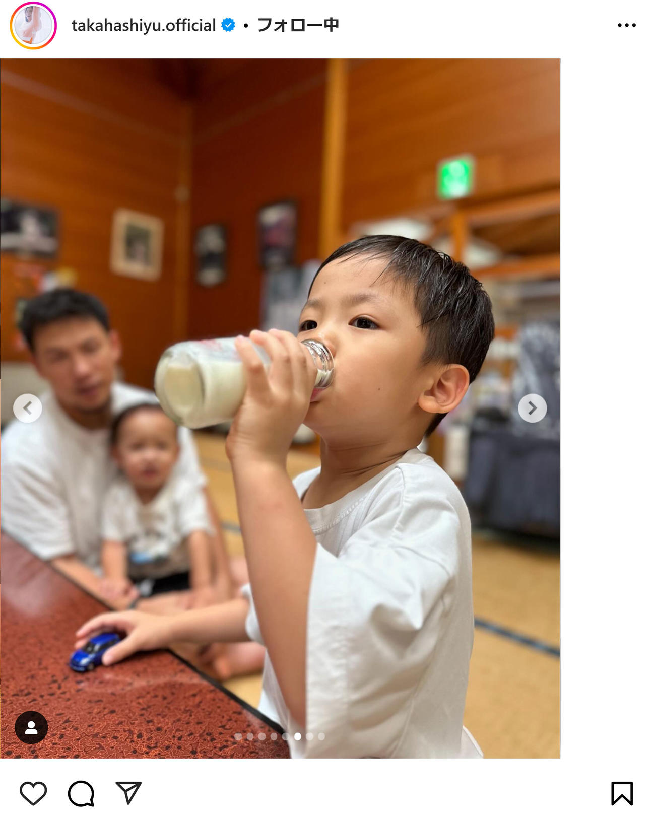 高橋ユウのインスタグラムから