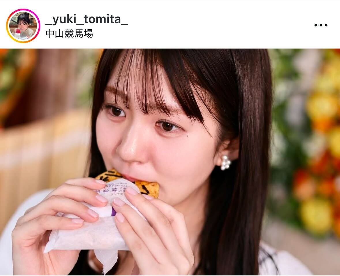 冨田有紀アナのインスタグラムから