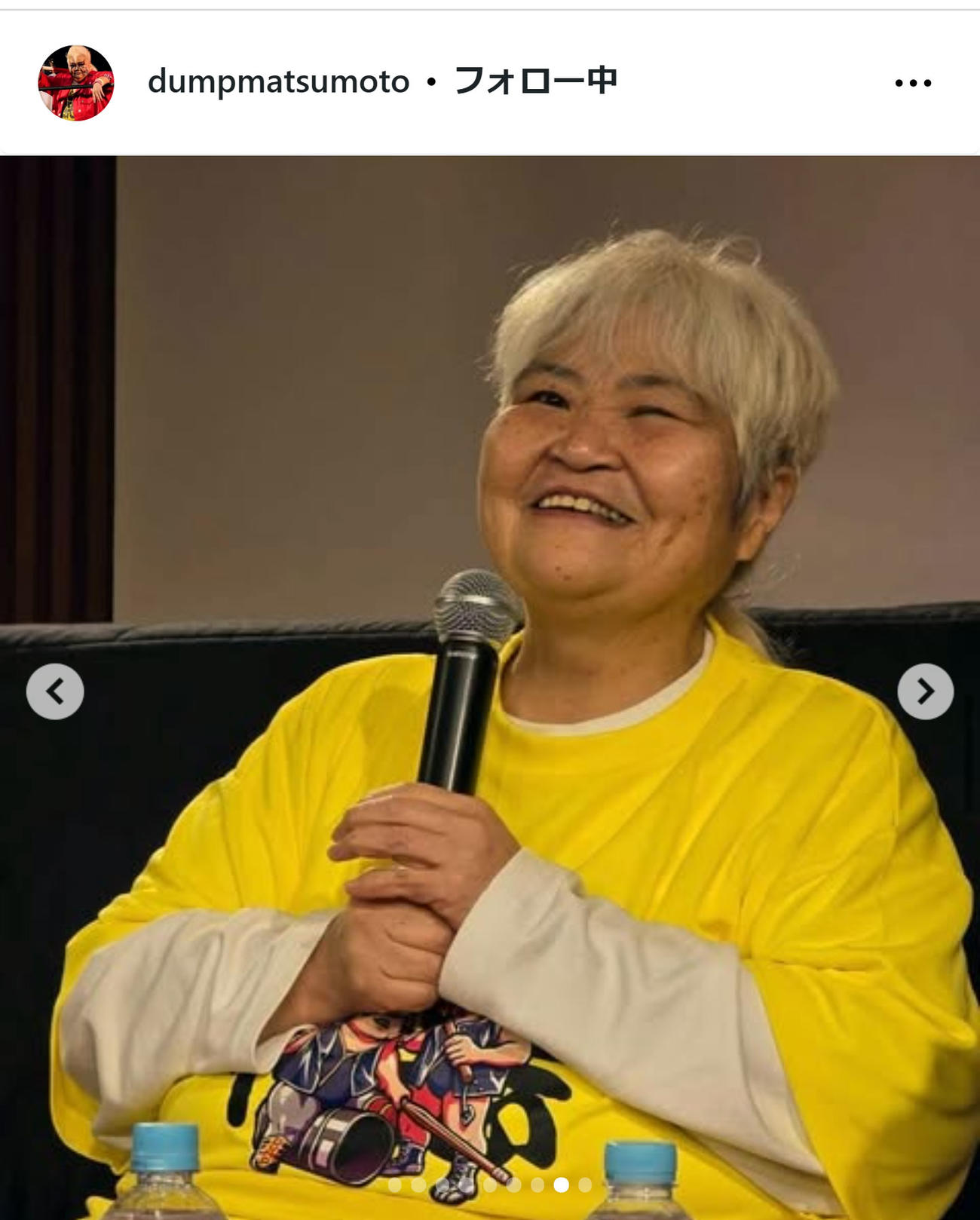 ダンプ松本のインスタグラムから
