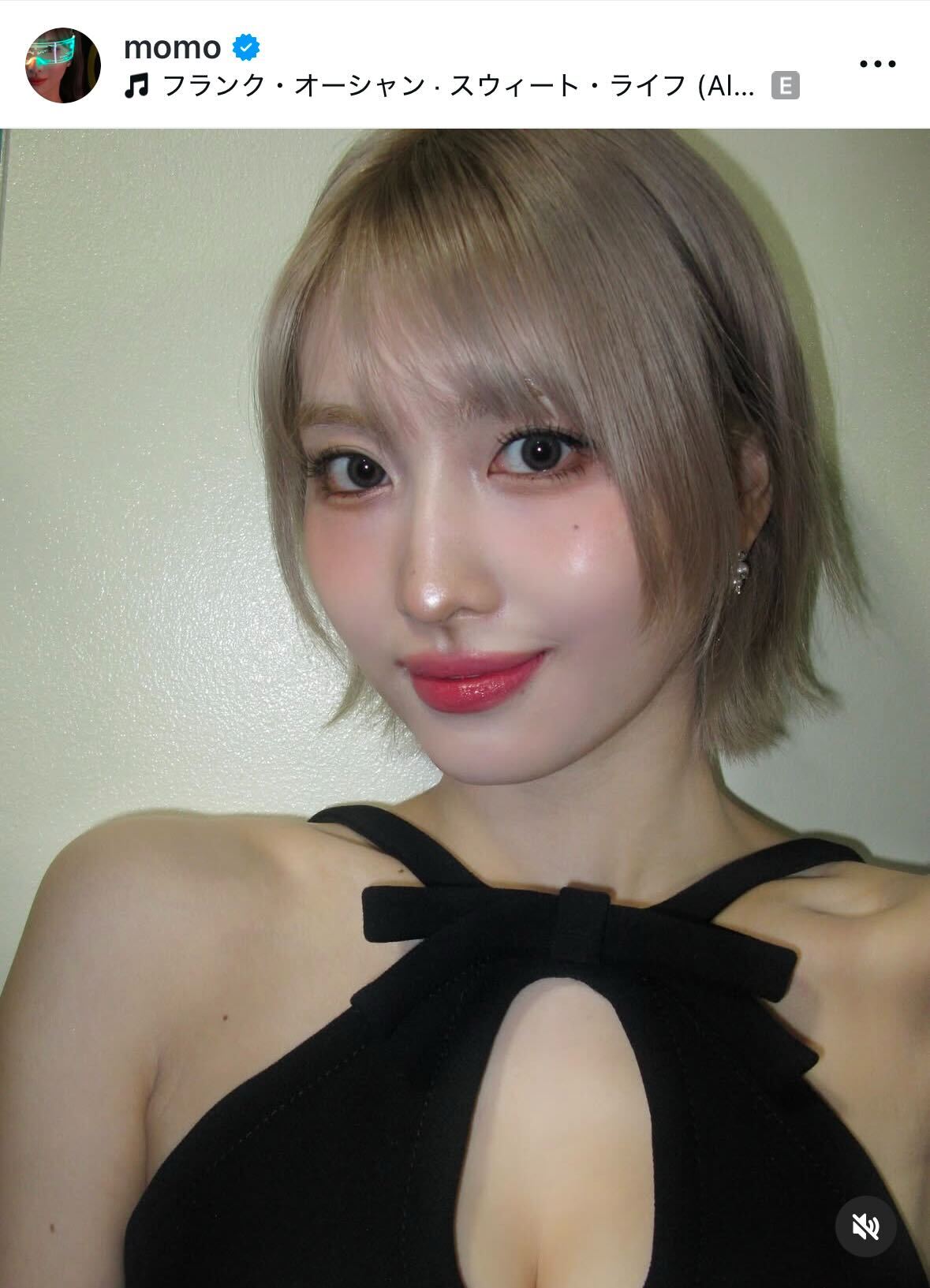 TWICE MOMOのインスタグラムから