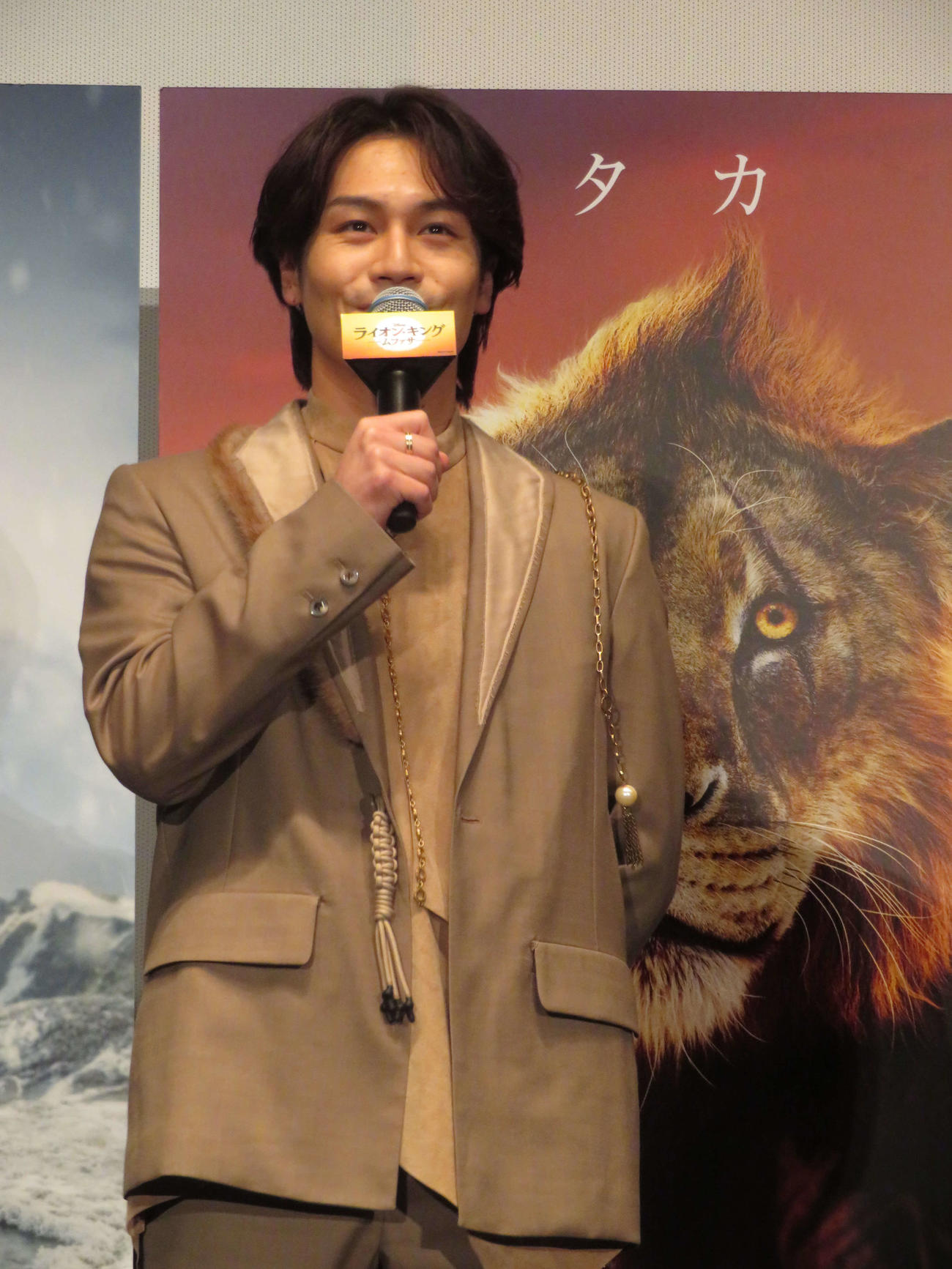 「ライオン・キング：ムファサ」ムファサ＆タカ応援上映会に出席した松田元太