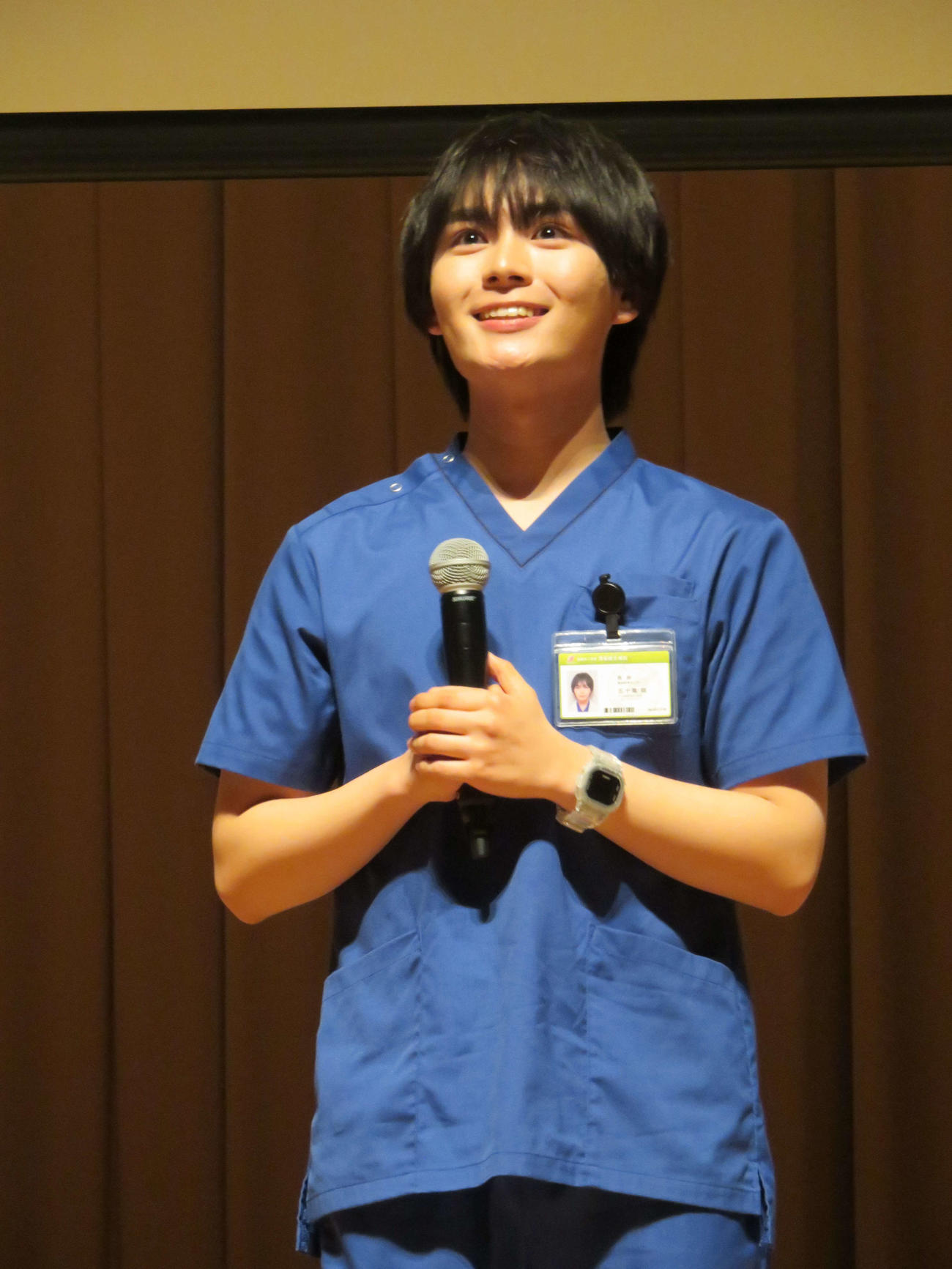 TBSドラマ「まどか26歳、研修医やってます！」のプレミアイベントに登壇した大西流星