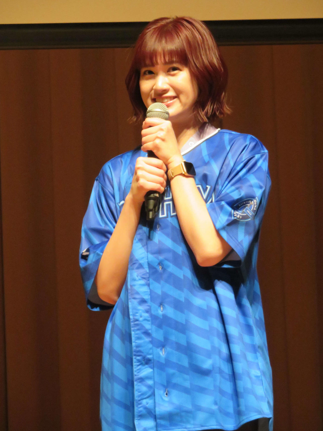 TBSドラマ「まどか26歳、研修医やってます！」のプレミアイベントに登壇した小西桜子