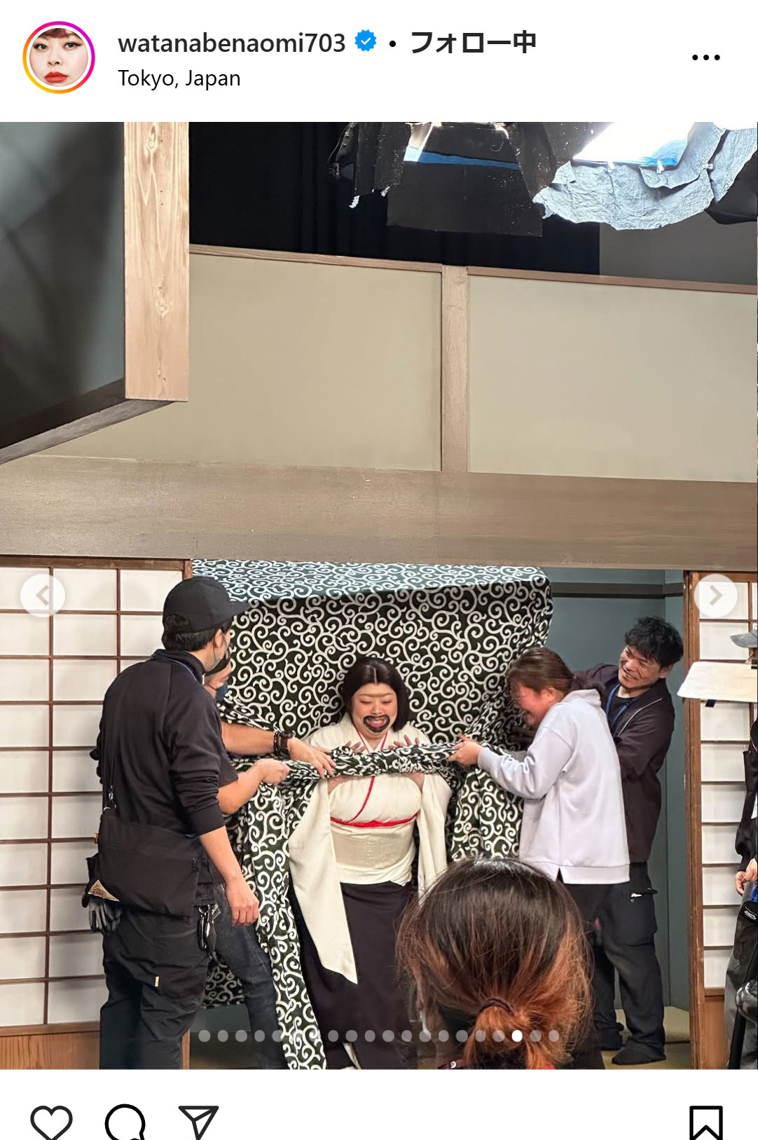 渡辺直美のインスタグラムから