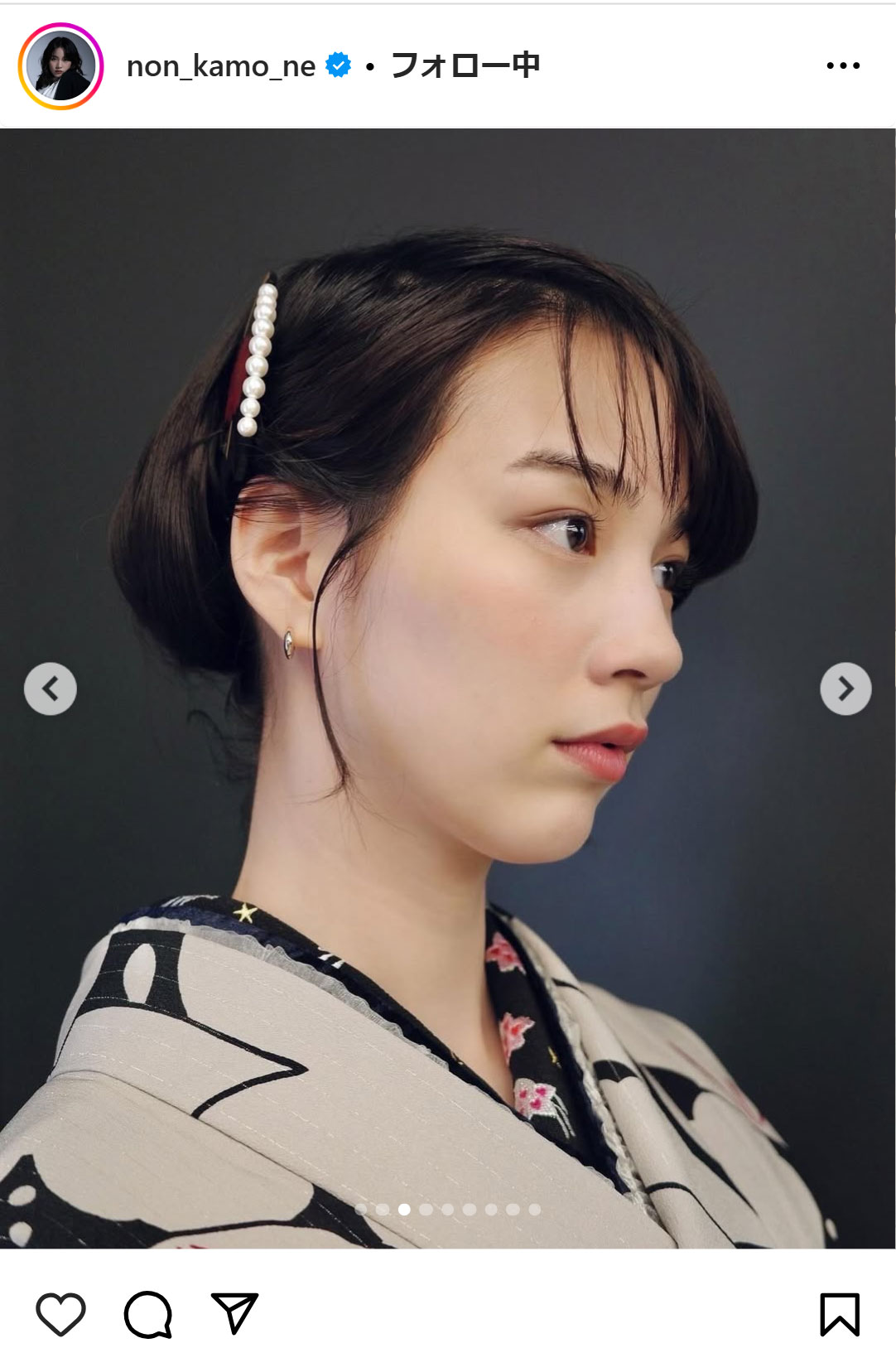 のんのインスタグラムから