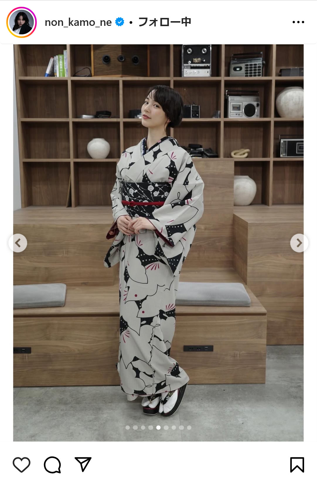 のんのインスタグラムから