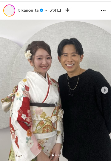 谷花音のインスタグラムから