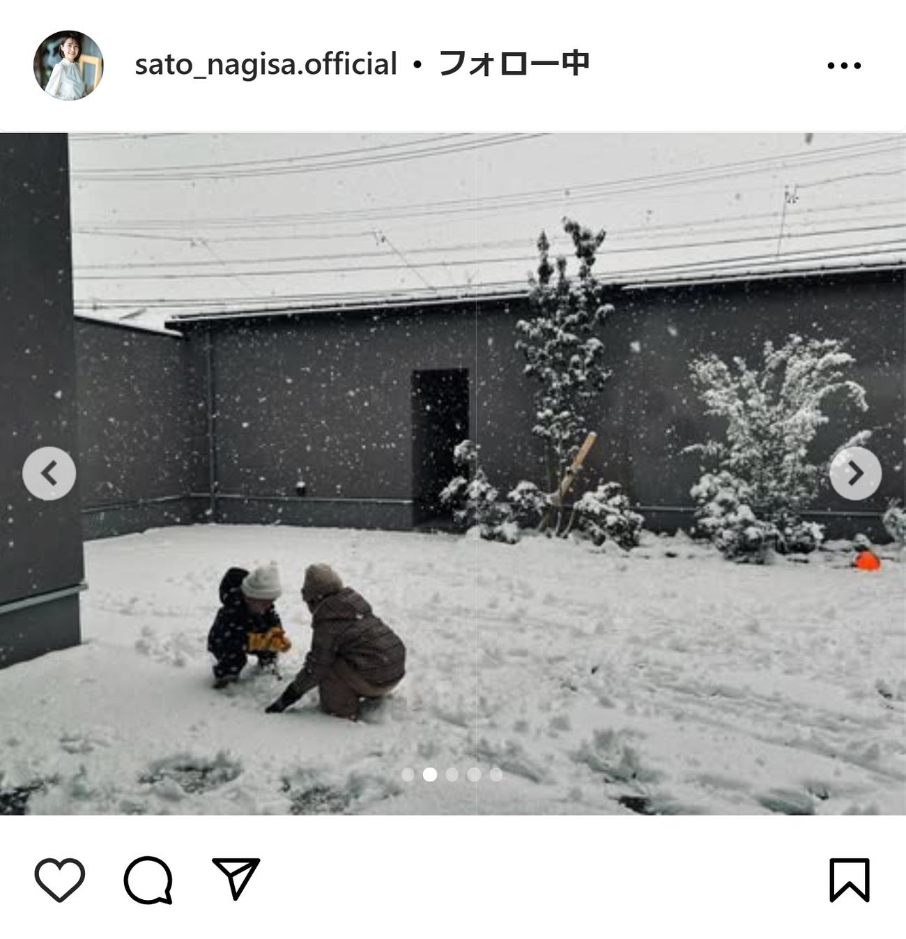 佐藤渚アナのインスタグラムから