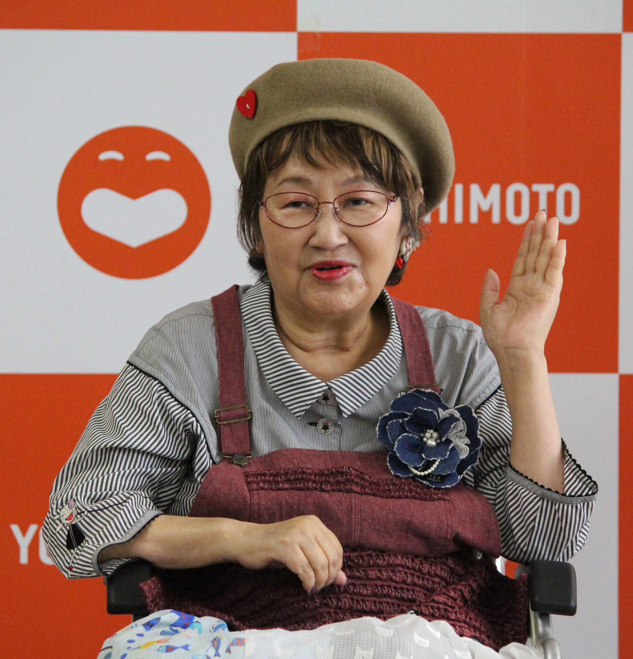 闘病記「なにわ介護男子」出版会見を行った宮川花子（撮影・三宅敏）