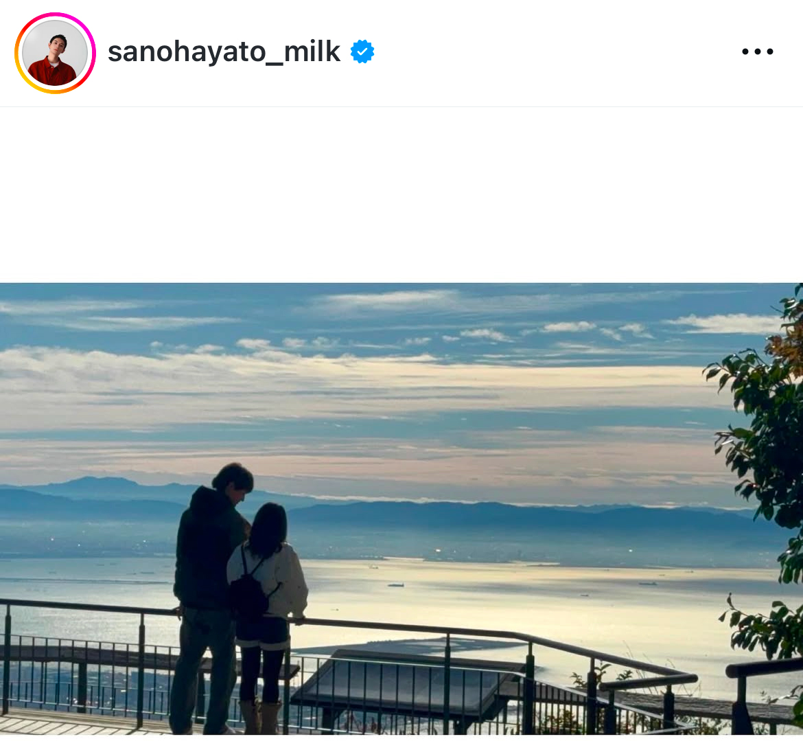 佐野勇斗のインスタグラムから