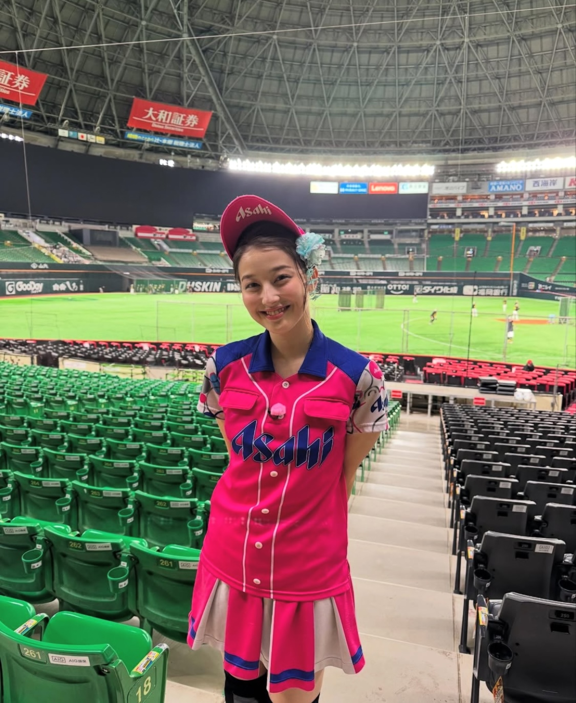 浦野芽良アナのインスタグラムから