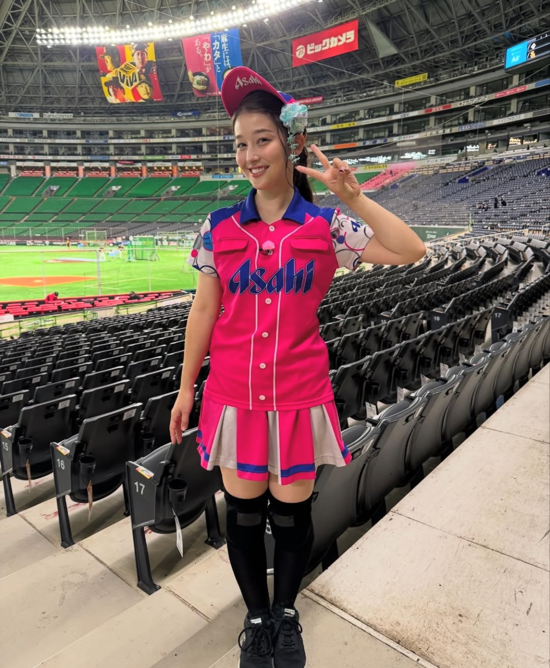 浦野芽良アナのインスタグラムから