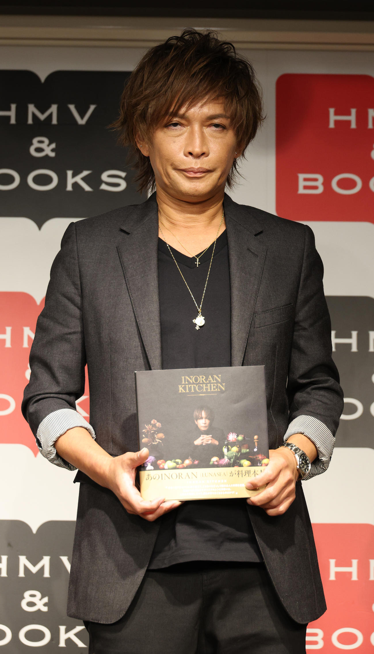 レシピ本発売記念取材会を行ったINORAN（撮影・中島郁夫）