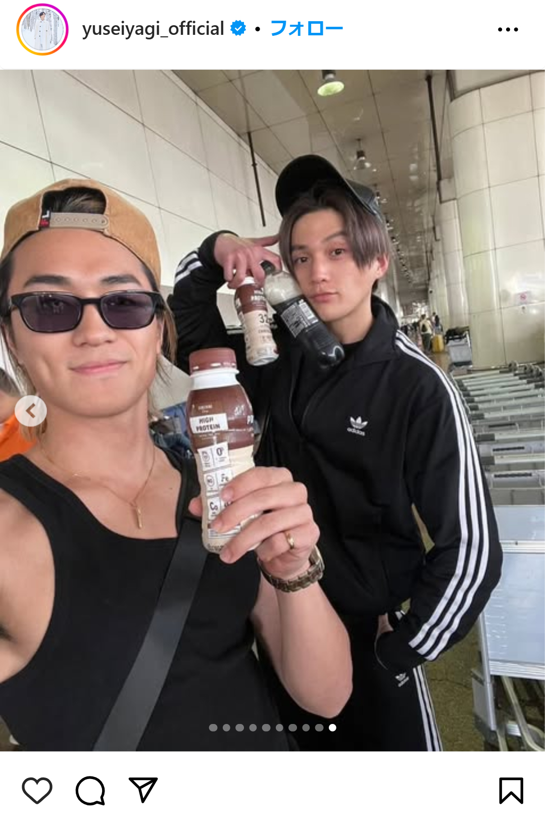 八木勇征のインスタグラムから